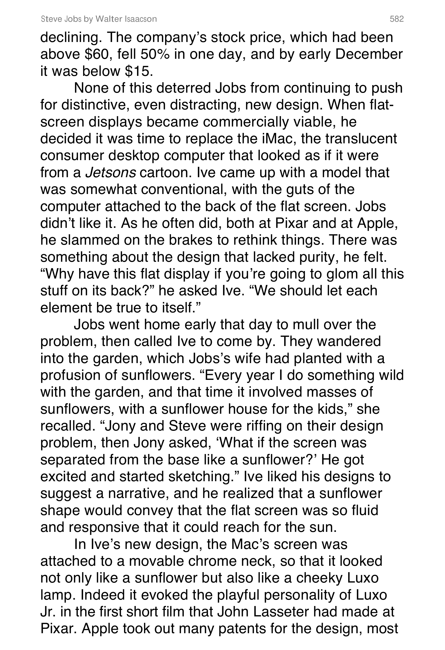 Apple Steve Jobs Biography by Walter Isaacson — page 600