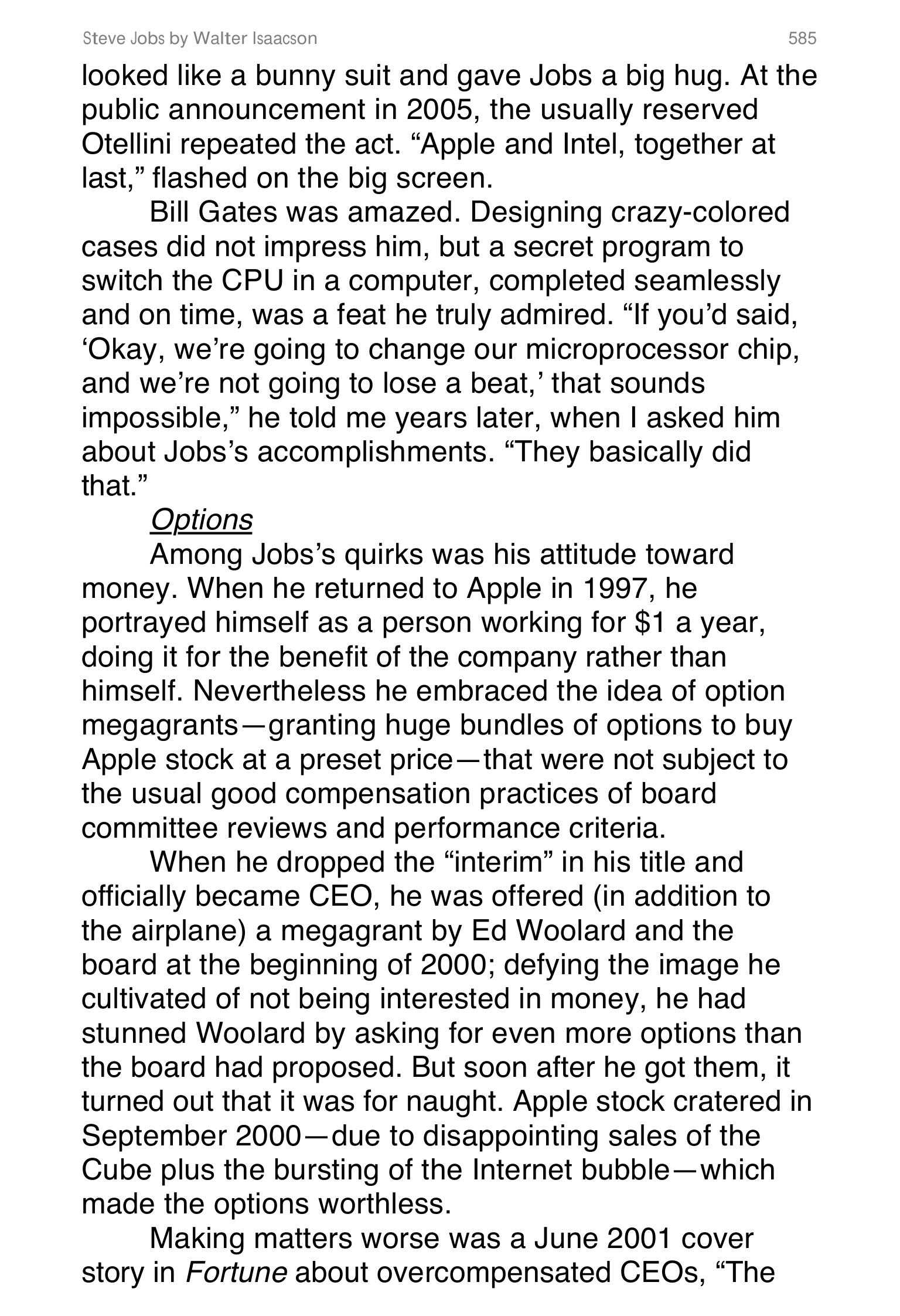 Apple Steve Jobs Biography by Walter Isaacson — page 603
