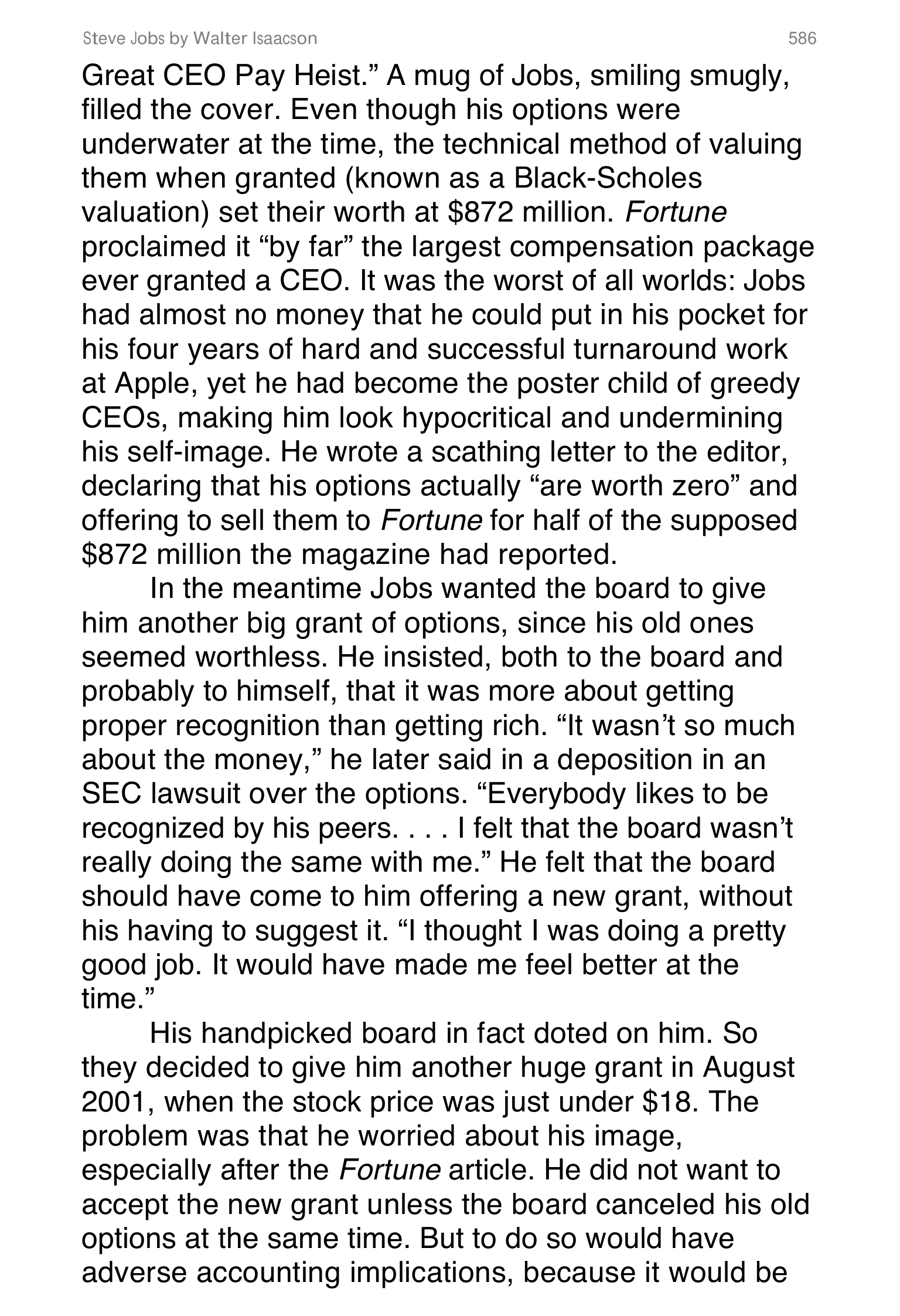 Apple Steve Jobs Biography by Walter Isaacson — page 604