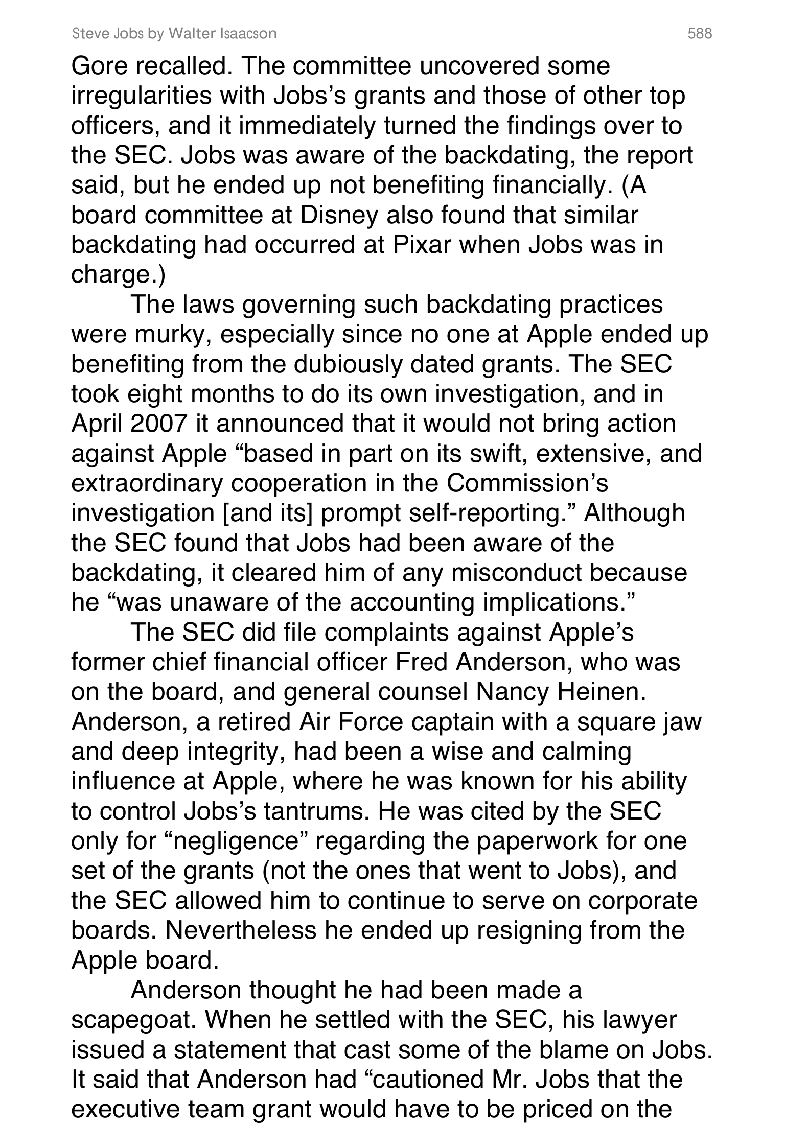 Apple Steve Jobs Biography by Walter Isaacson — page 606