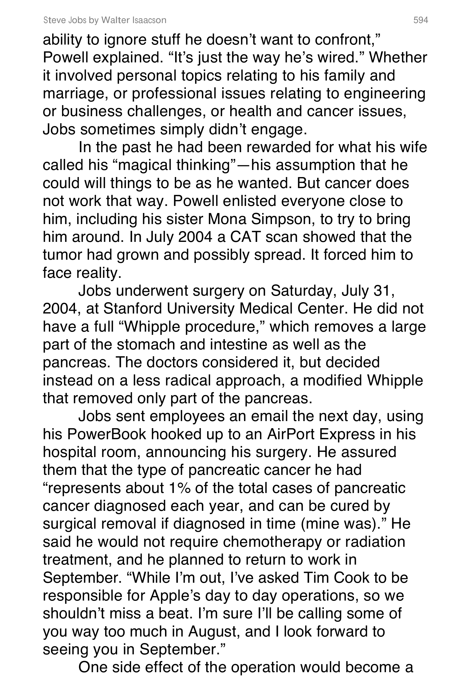 Apple Steve Jobs Biography by Walter Isaacson — page 612