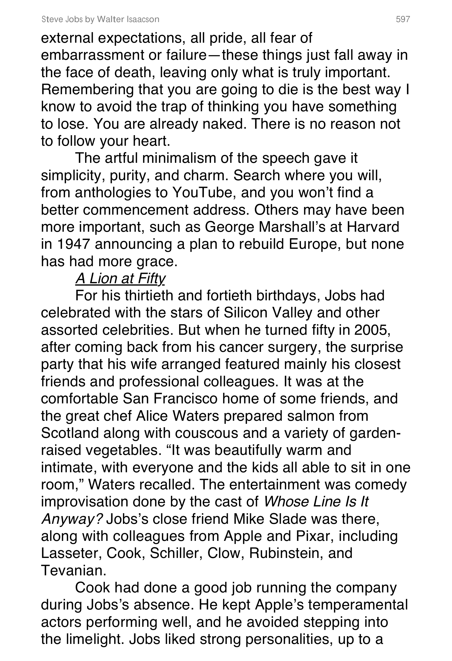 Apple Steve Jobs Biography by Walter Isaacson — page 615