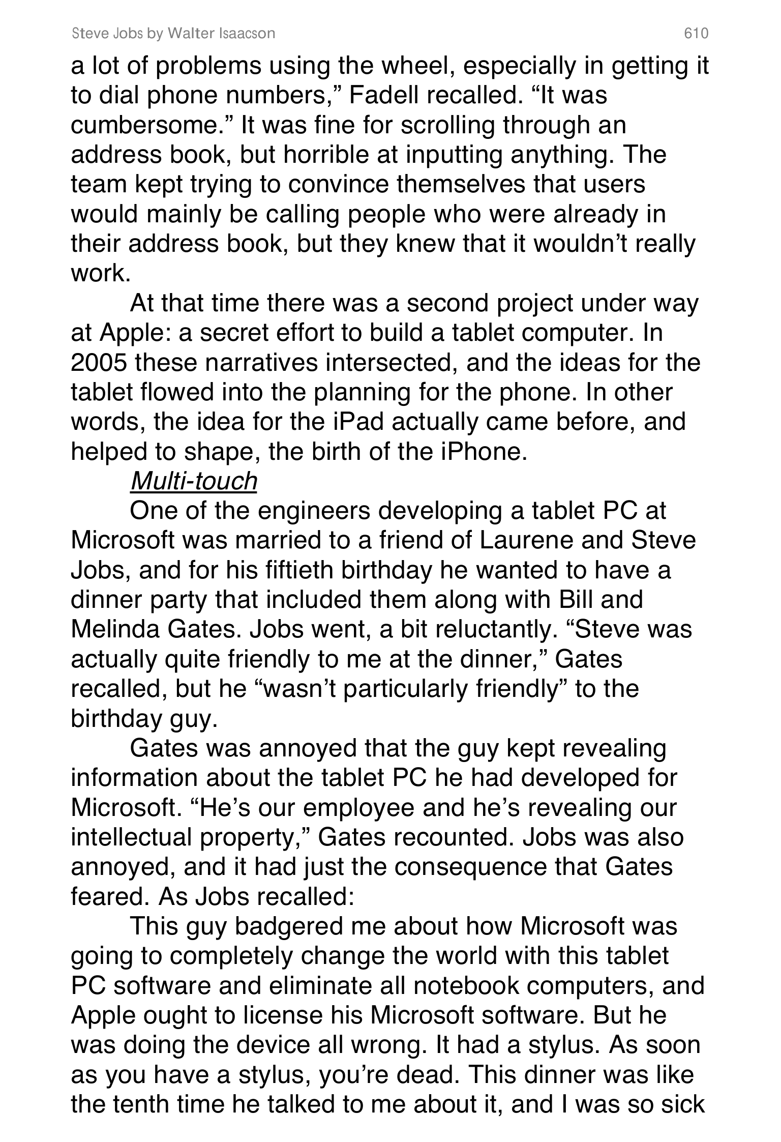 Apple Steve Jobs Biography by Walter Isaacson — page 628