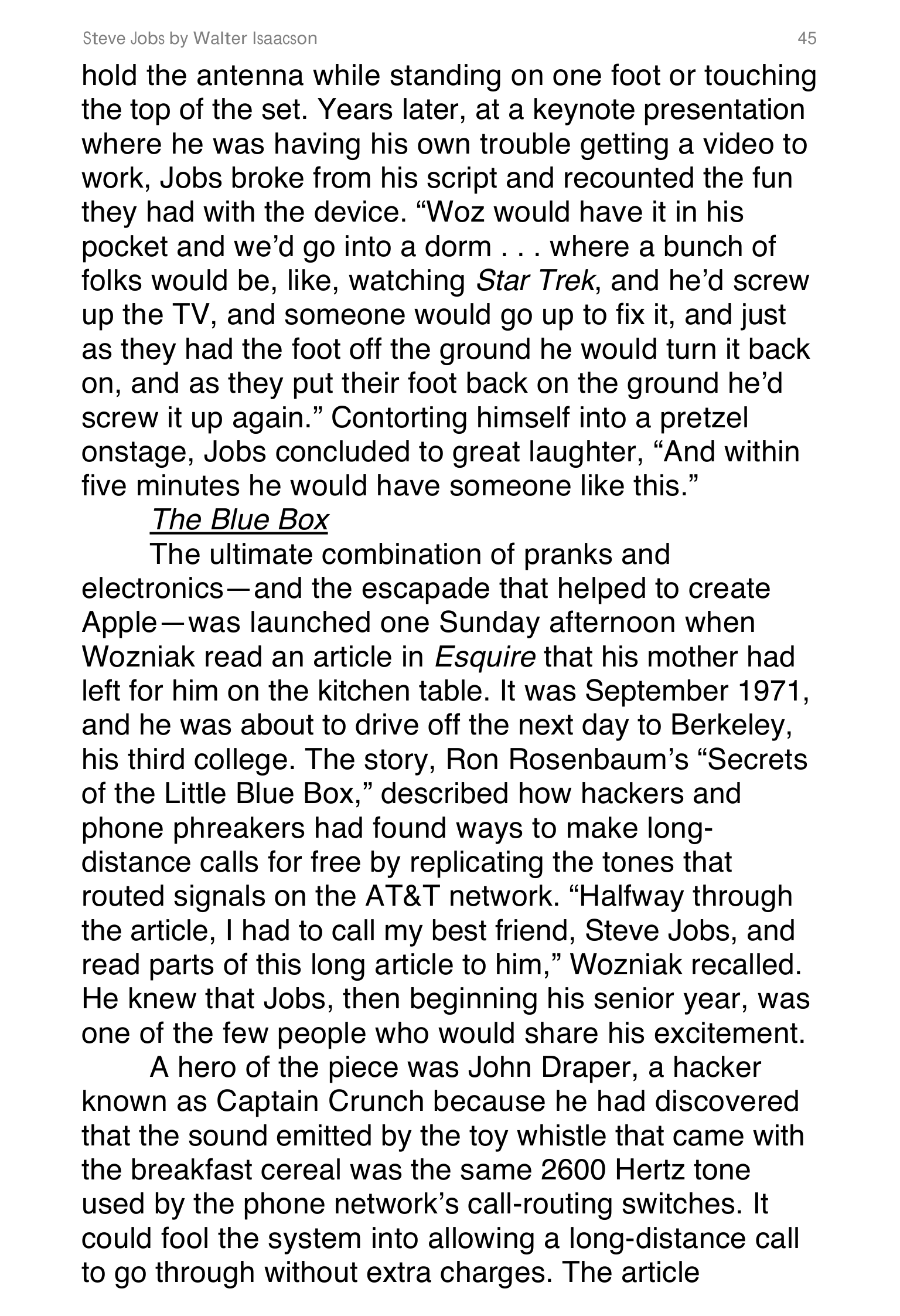 Apple Steve Jobs Biography by Walter Isaacson — page 63