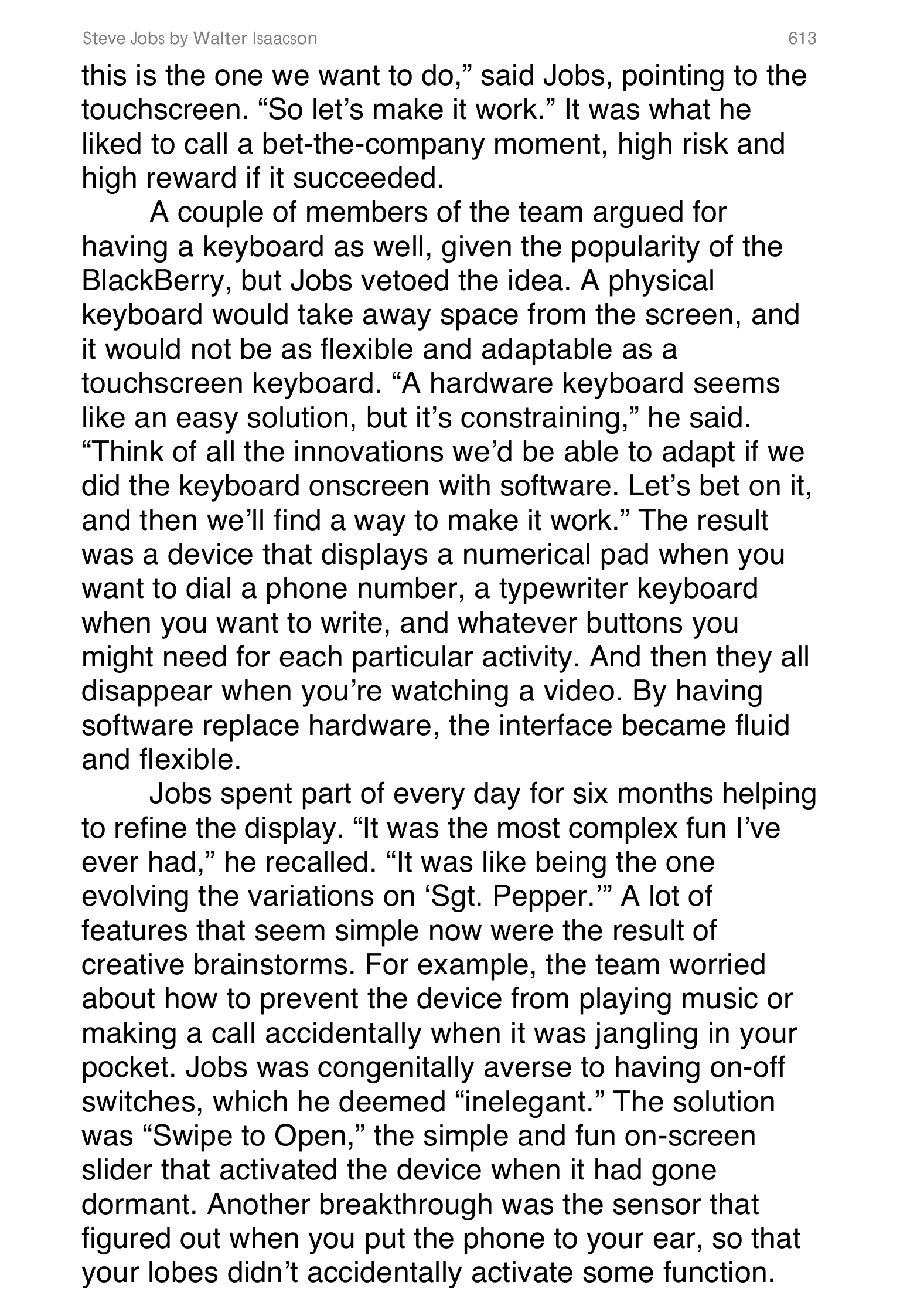 Apple Steve Jobs Biography by Walter Isaacson — page 631