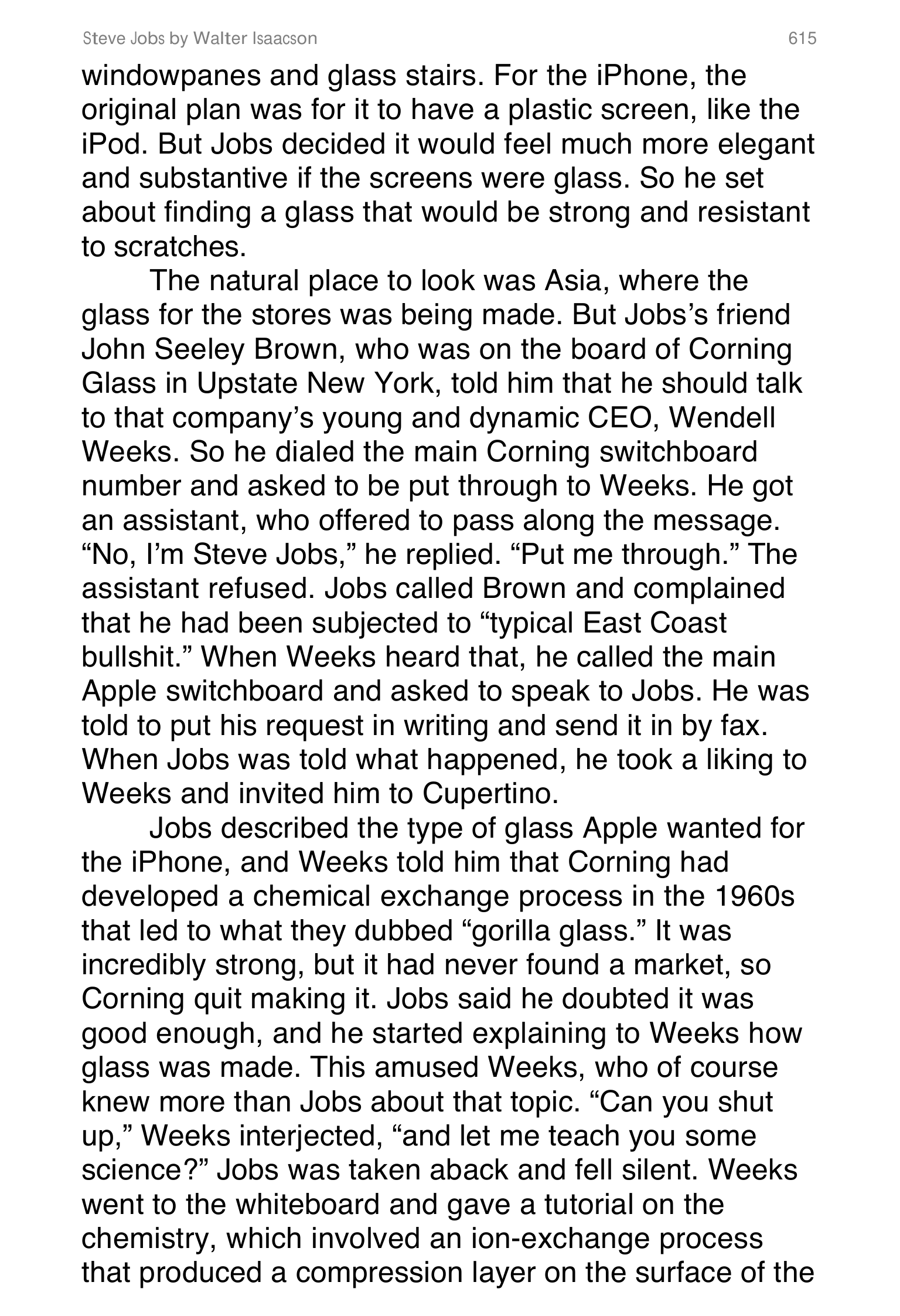 Apple Steve Jobs Biography by Walter Isaacson — page 633