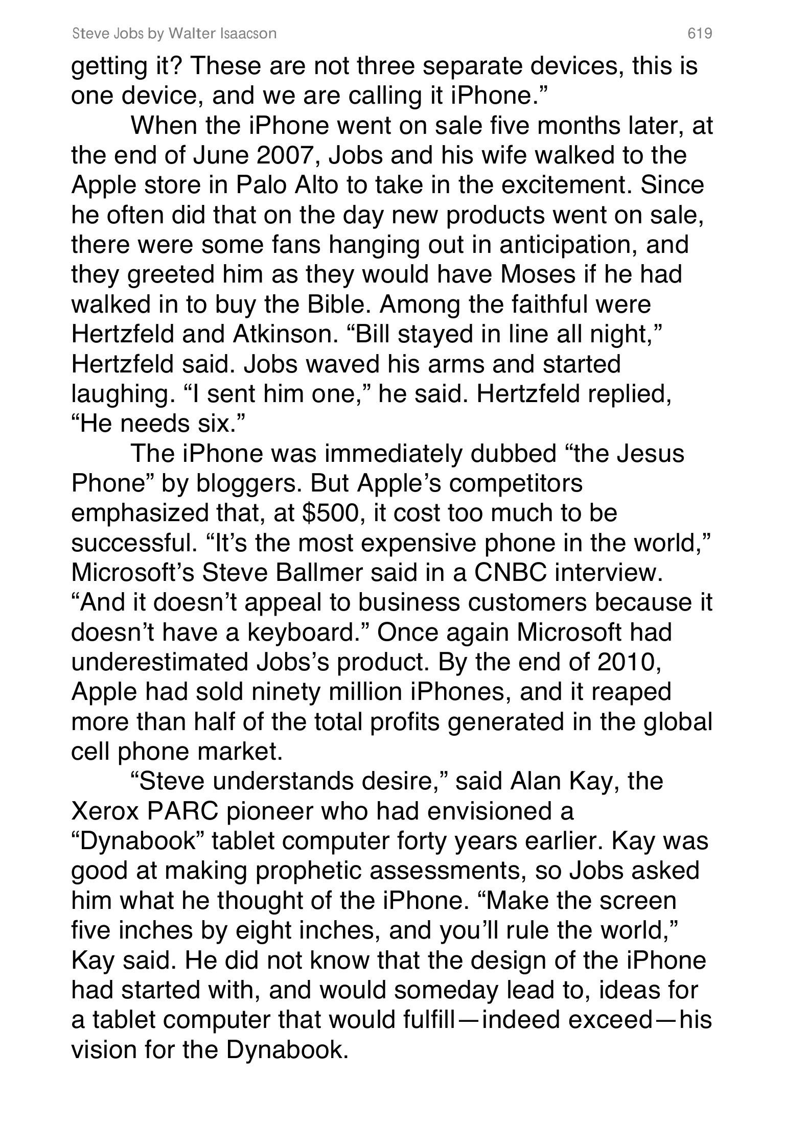 Apple Steve Jobs Biography by Walter Isaacson — page 637