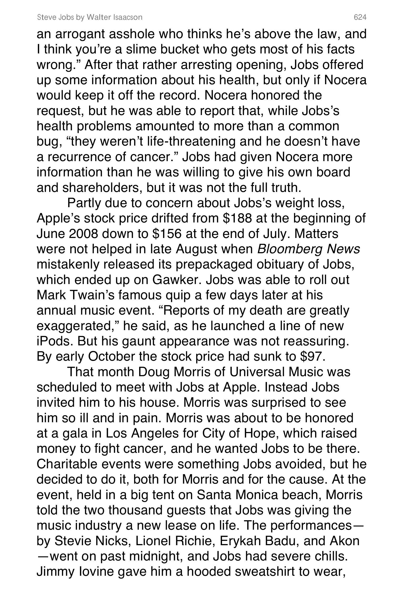 Apple Steve Jobs Biography by Walter Isaacson — page 642