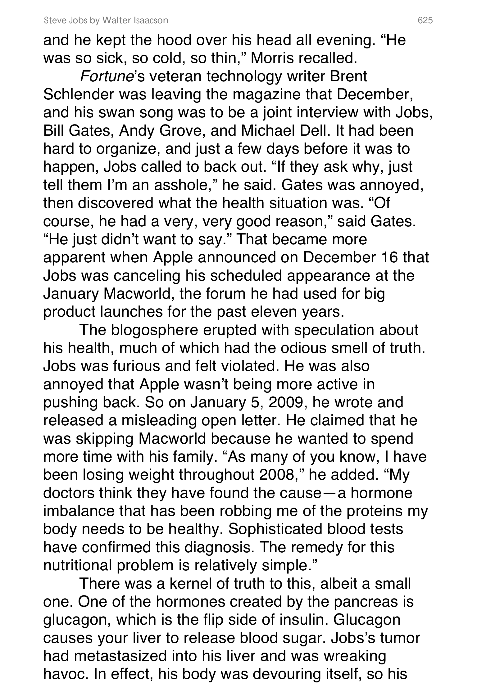 Apple Steve Jobs Biography by Walter Isaacson — page 643