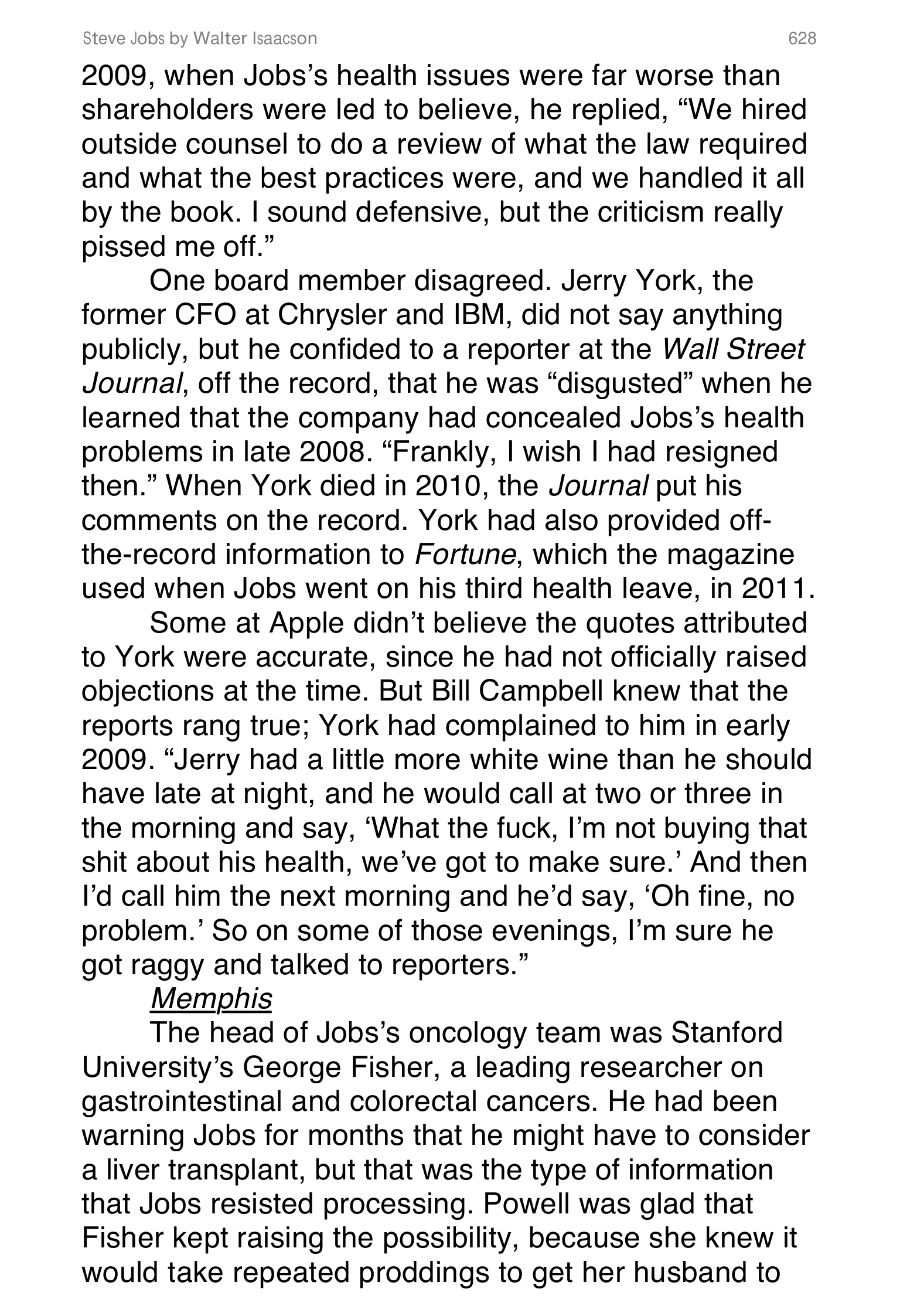 Apple Steve Jobs Biography by Walter Isaacson — page 646
