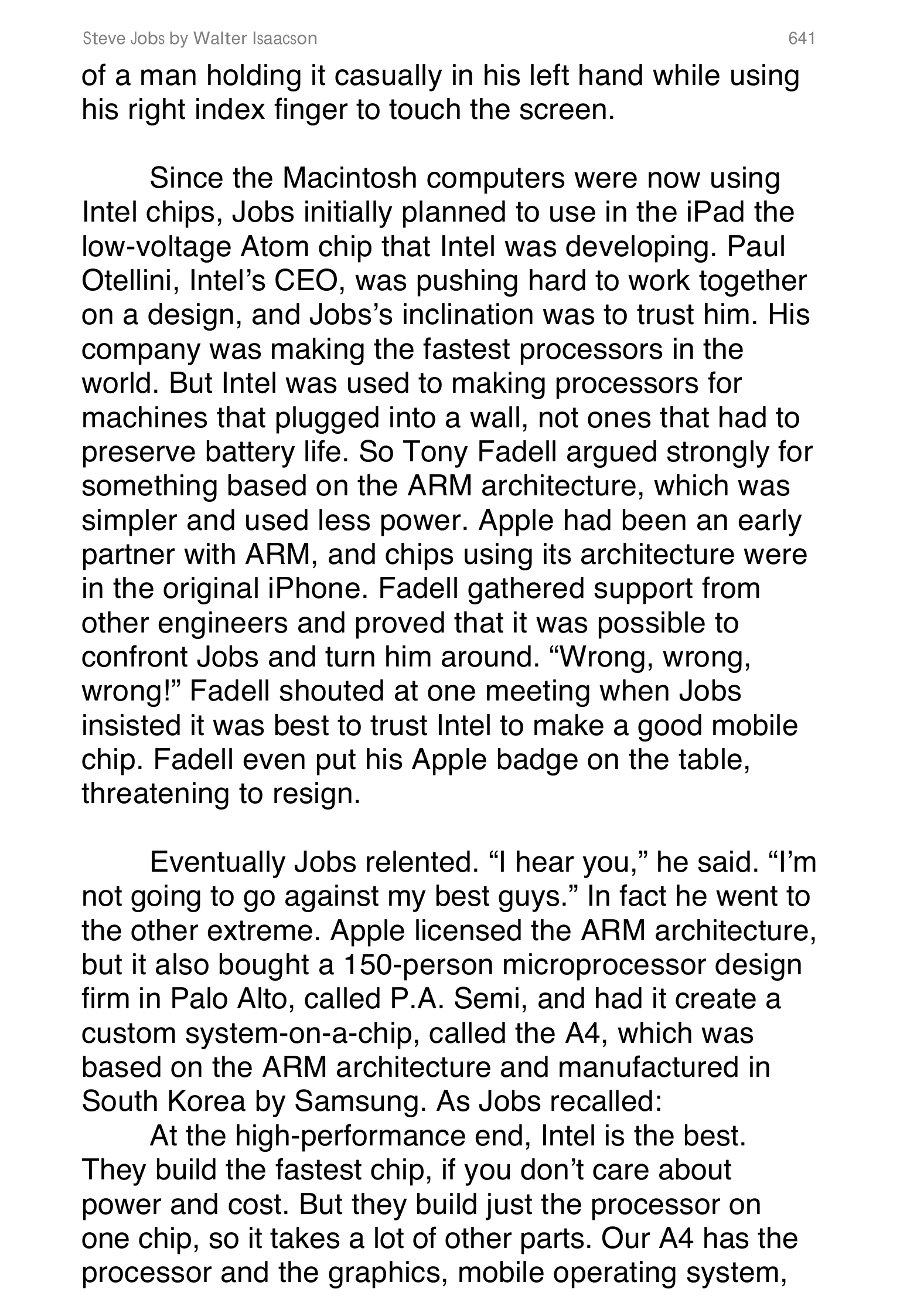Apple Steve Jobs Biography by Walter Isaacson — page 659