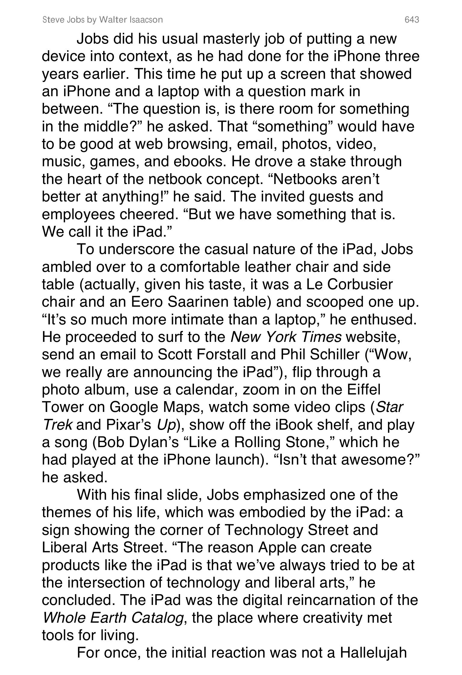 Apple Steve Jobs Biography by Walter Isaacson — page 661
