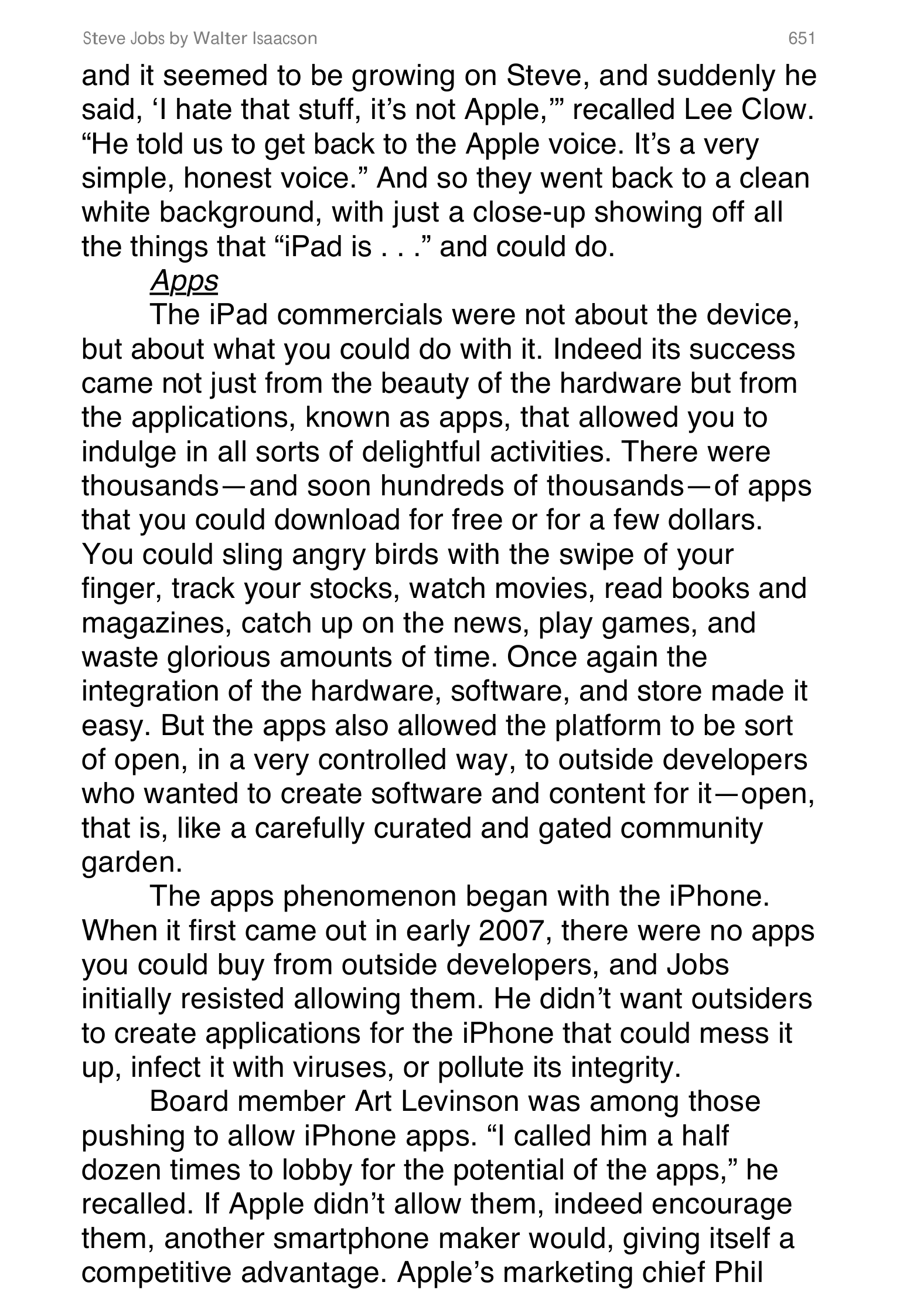 Apple Steve Jobs Biography by Walter Isaacson — page 669
