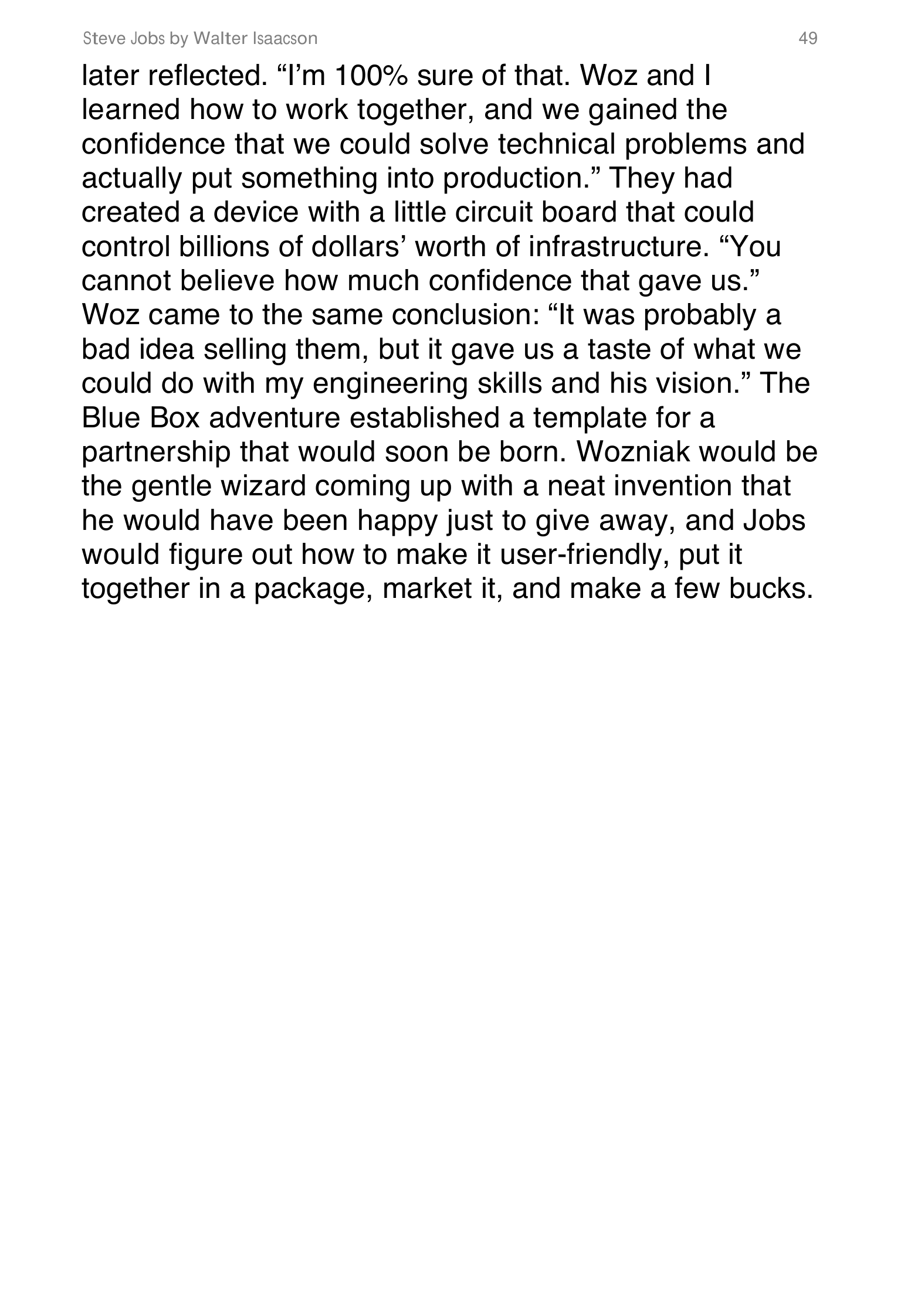 Apple Steve Jobs Biography by Walter Isaacson — page 67