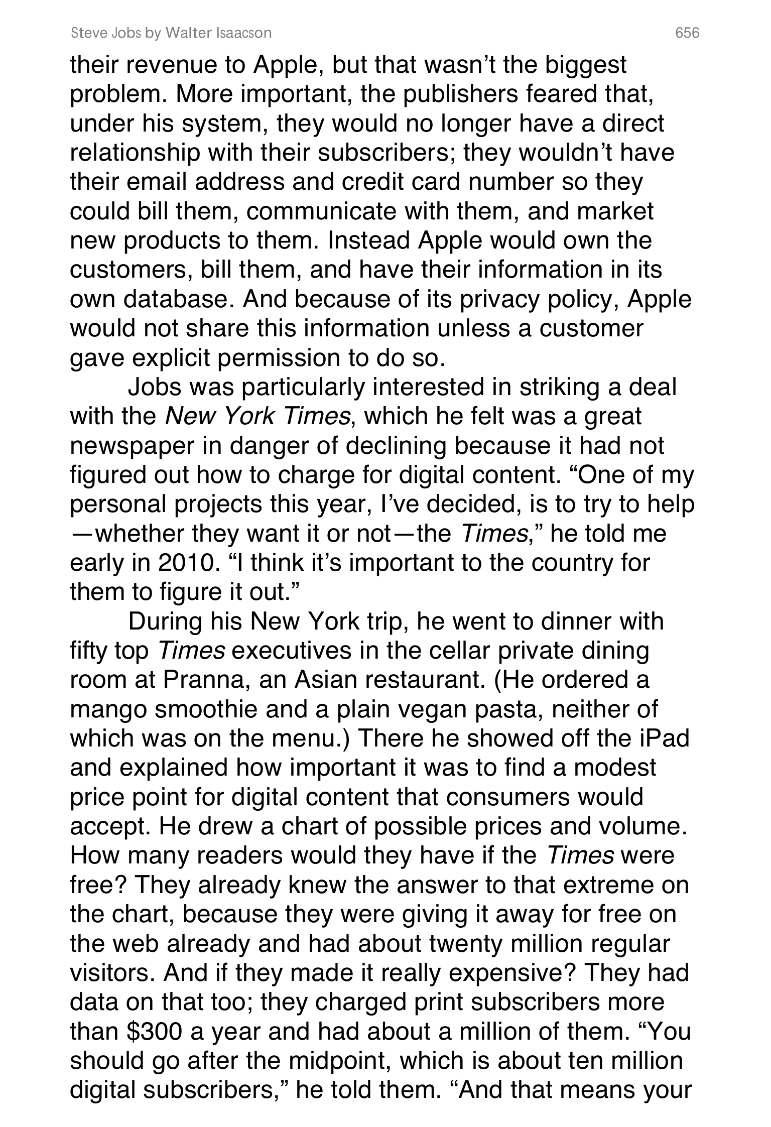 Apple Steve Jobs Biography by Walter Isaacson — page 674