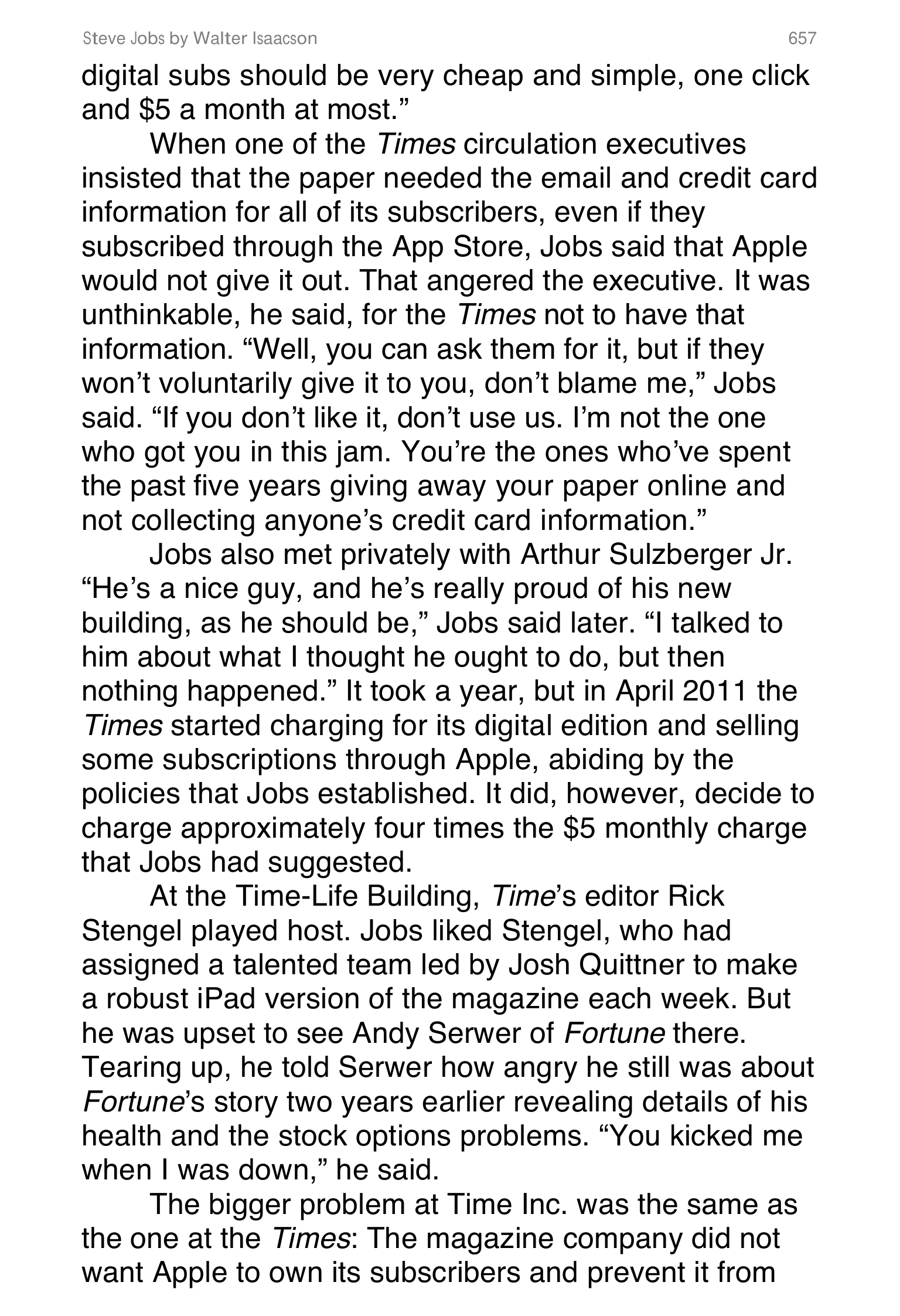 Apple Steve Jobs Biography by Walter Isaacson — page 675