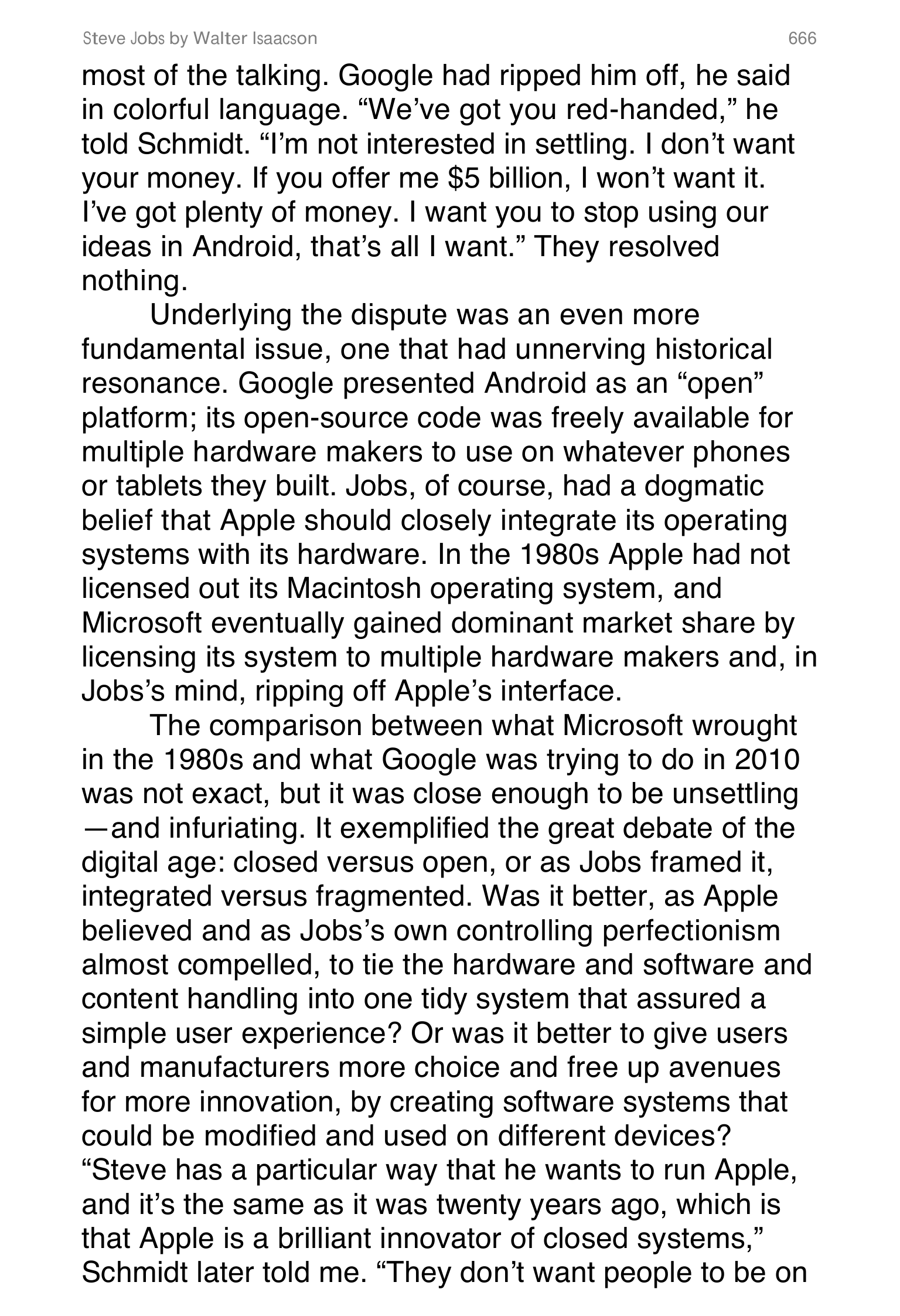 Apple Steve Jobs Biography by Walter Isaacson — page 684