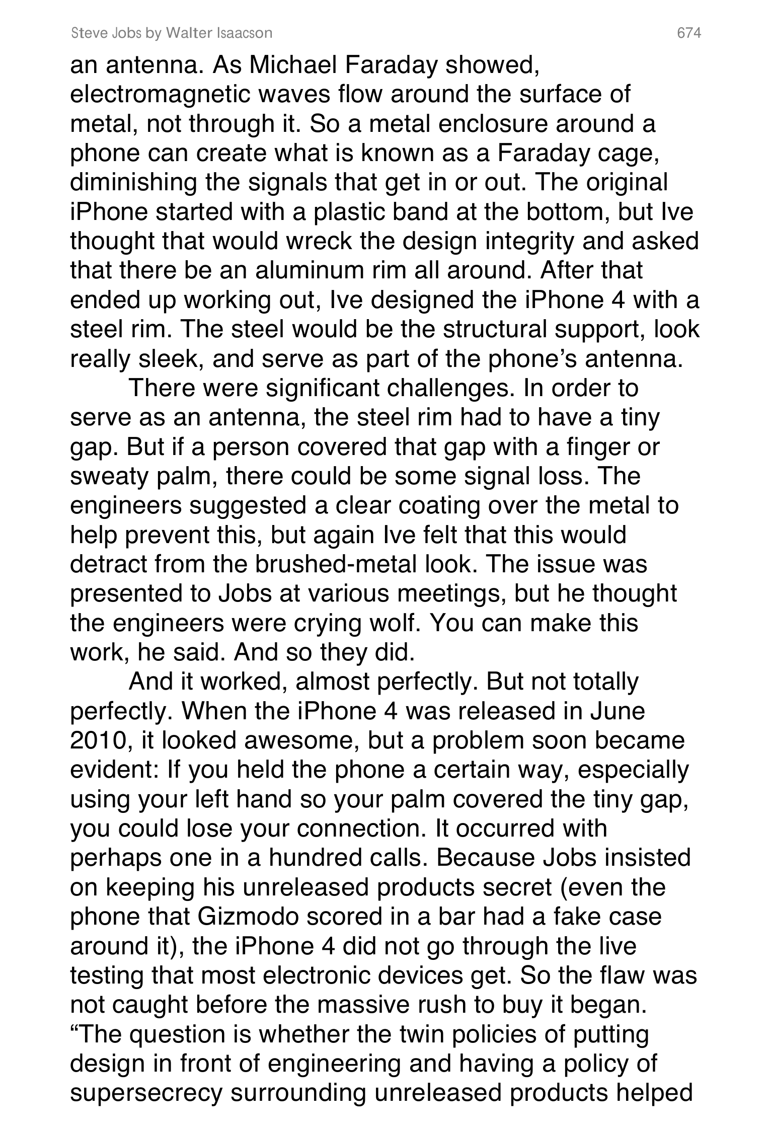 Apple Steve Jobs Biography by Walter Isaacson — page 692