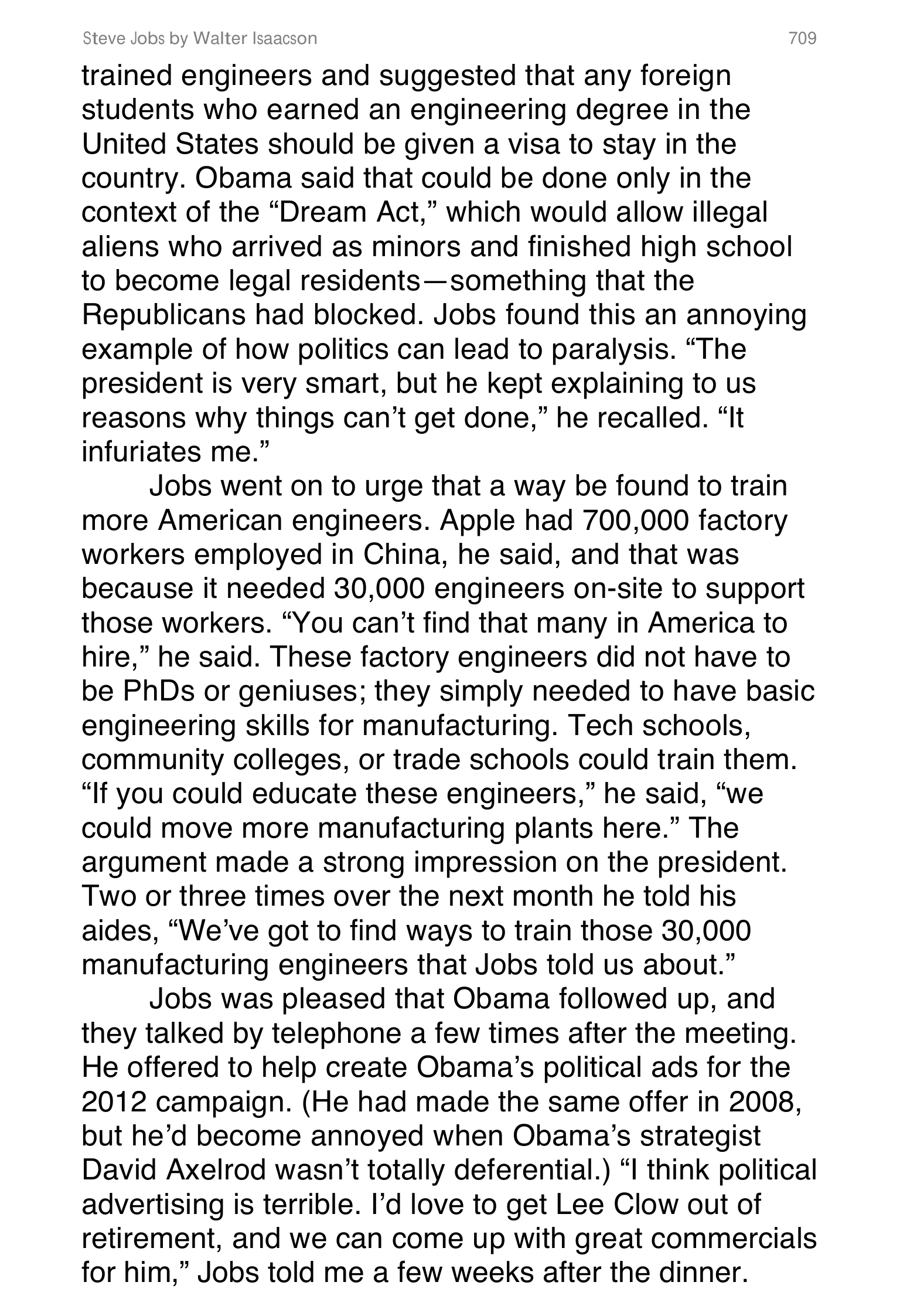 Apple Steve Jobs Biography by Walter Isaacson — page 727