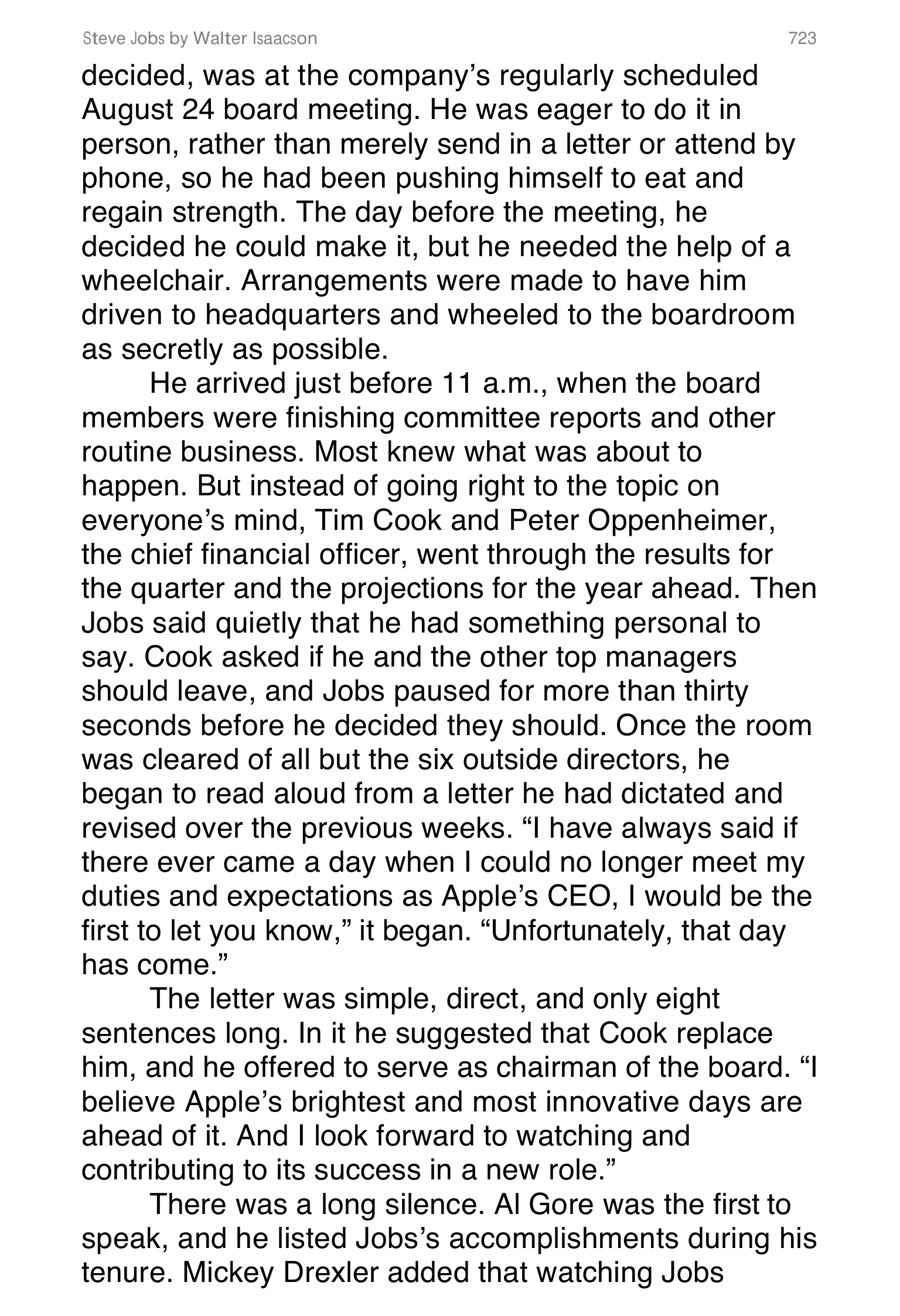 Apple Steve Jobs Biography by Walter Isaacson — page 741
