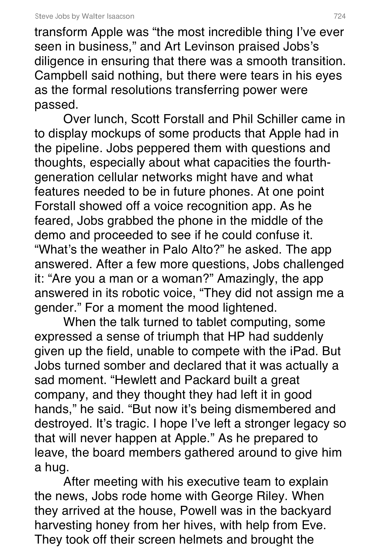 Apple Steve Jobs Biography by Walter Isaacson — page 742