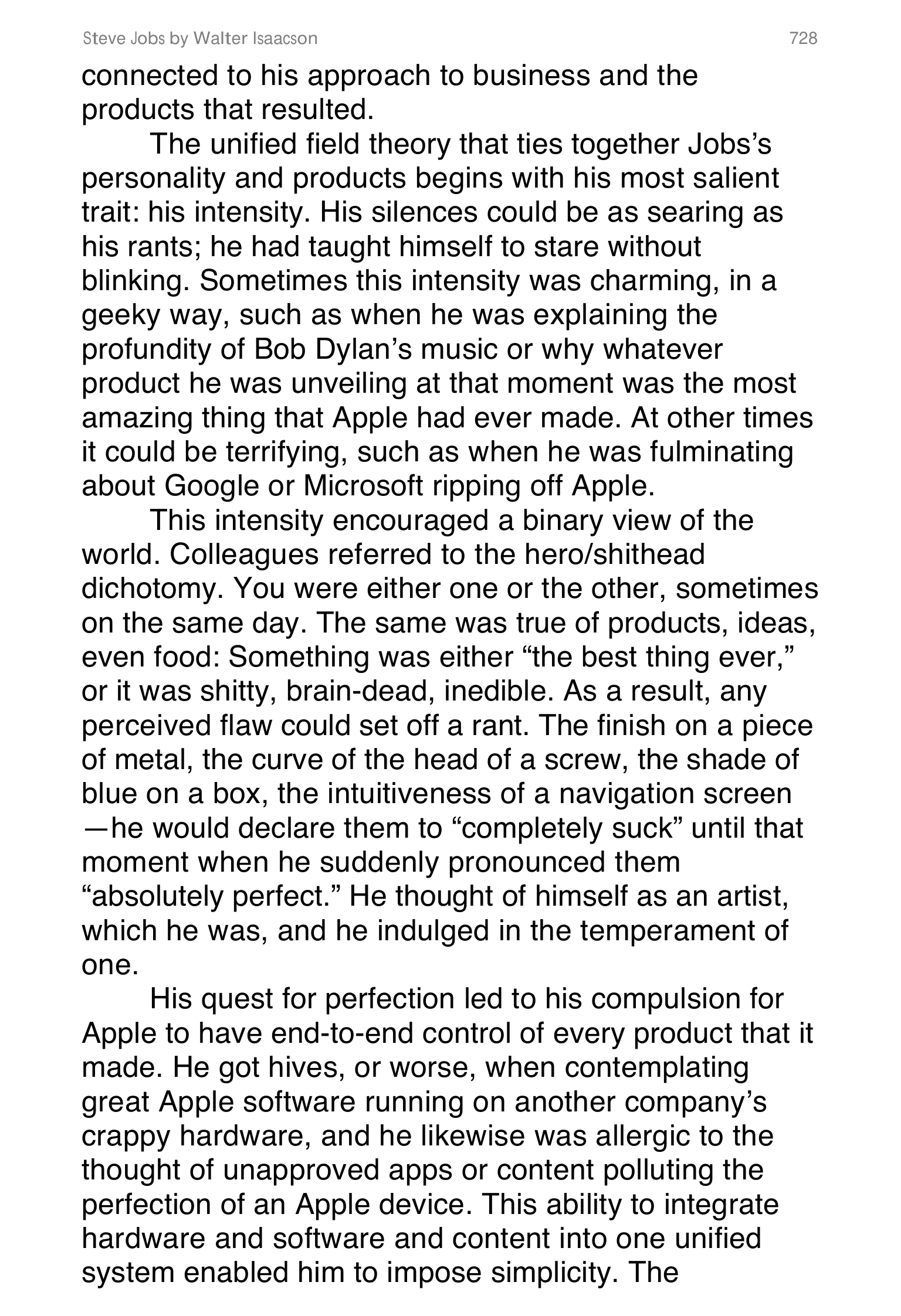 Apple Steve Jobs Biography by Walter Isaacson — page 746