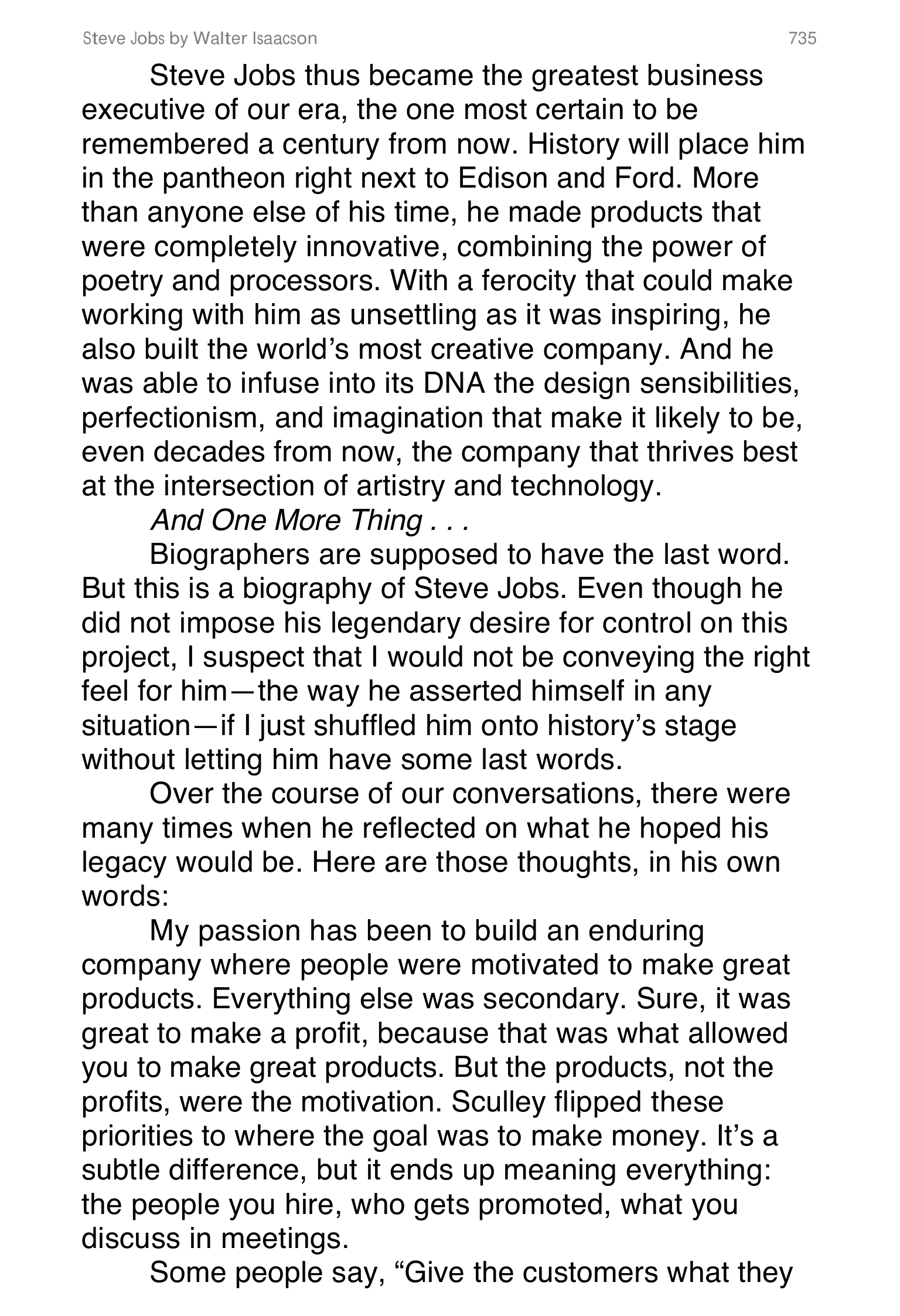 Apple Steve Jobs Biography by Walter Isaacson — page 753