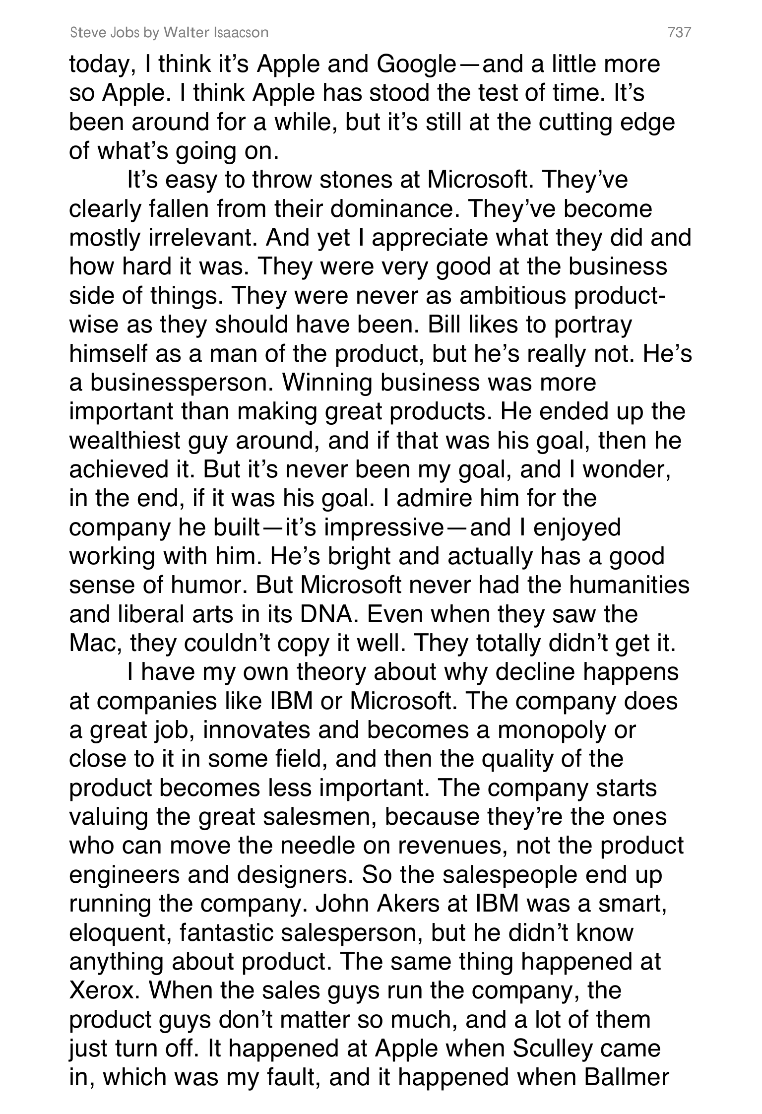Apple Steve Jobs Biography by Walter Isaacson — page 755