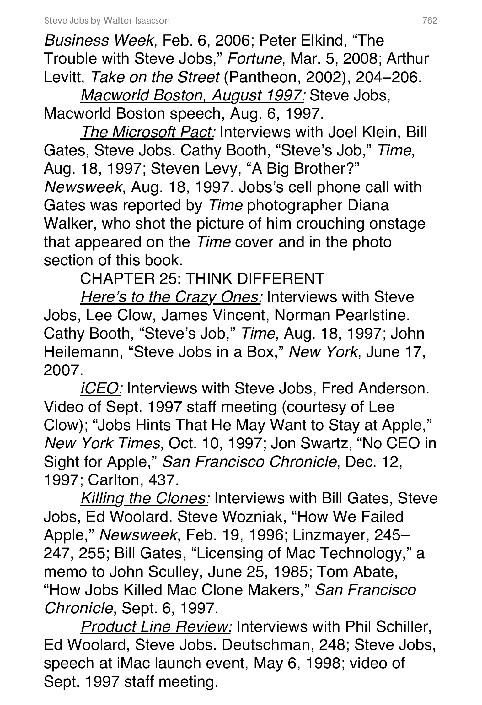 Apple Steve Jobs Biography by Walter Isaacson — page 780