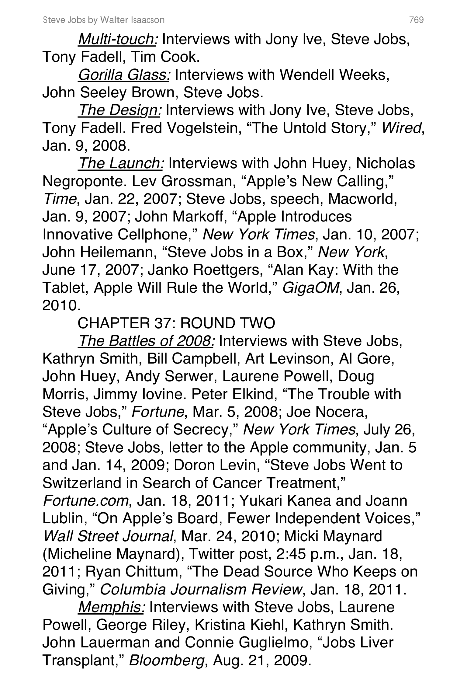 Apple Steve Jobs Biography by Walter Isaacson — page 787