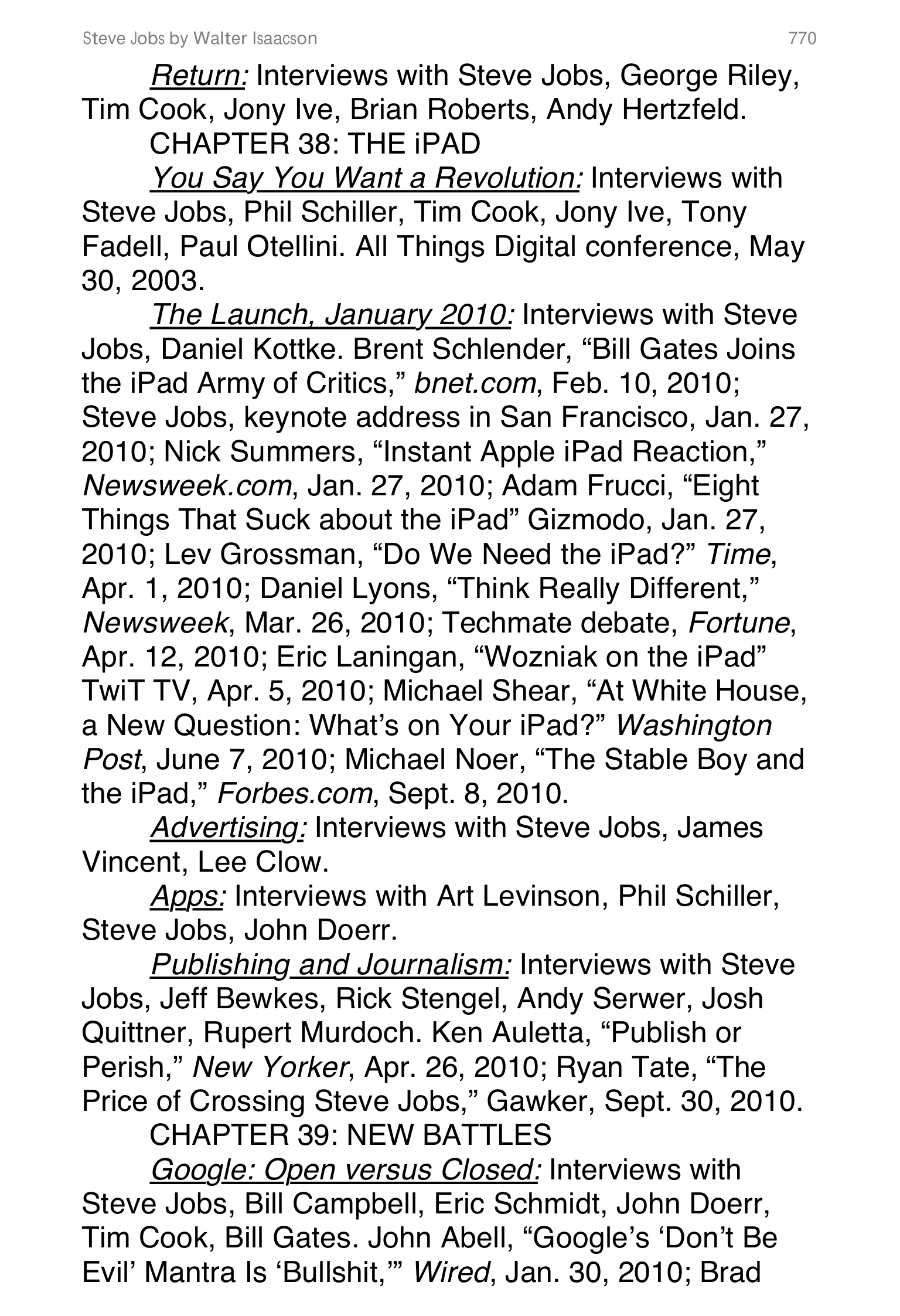 Apple Steve Jobs Biography by Walter Isaacson — page 788