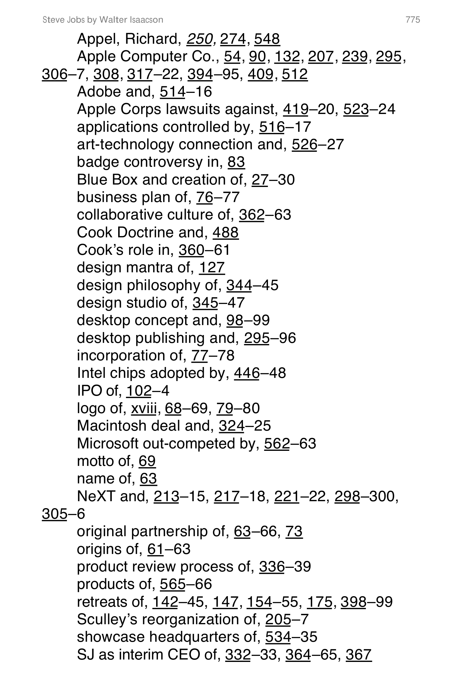 Apple Steve Jobs Biography by Walter Isaacson — page 793