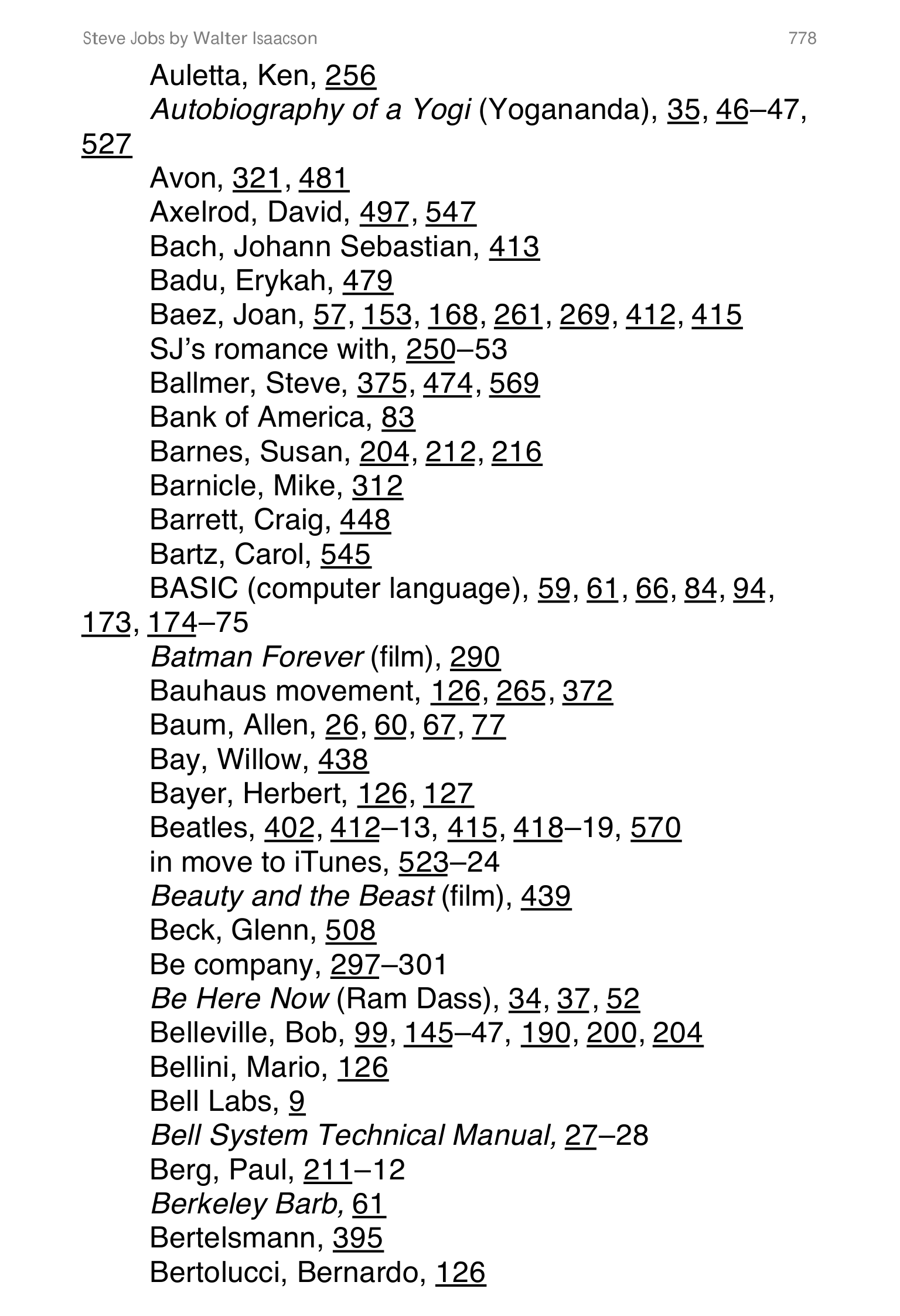 Apple Steve Jobs Biography by Walter Isaacson — page 796