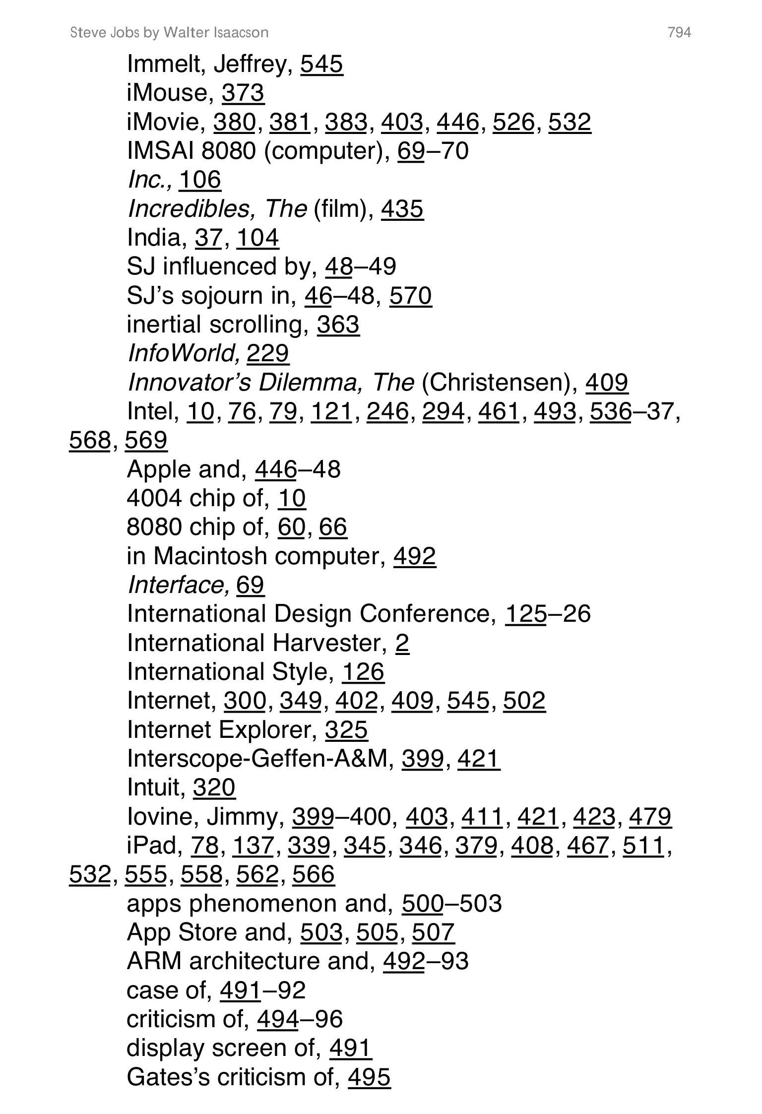 Apple Steve Jobs Biography by Walter Isaacson — page 812