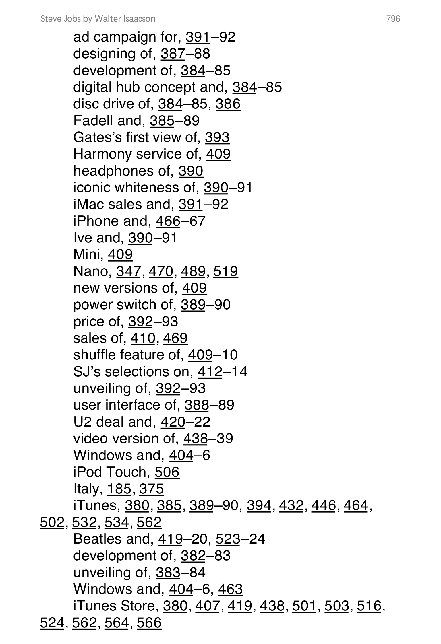 Apple Steve Jobs Biography by Walter Isaacson — page 814
