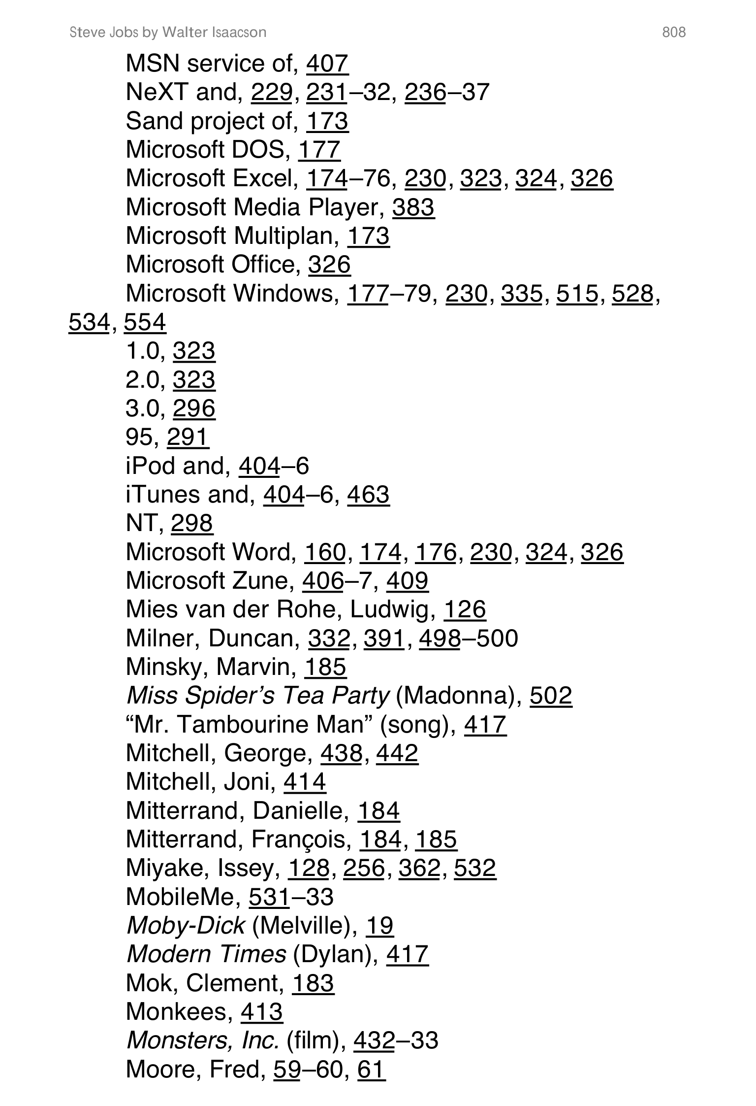Apple Steve Jobs Biography by Walter Isaacson — page 826