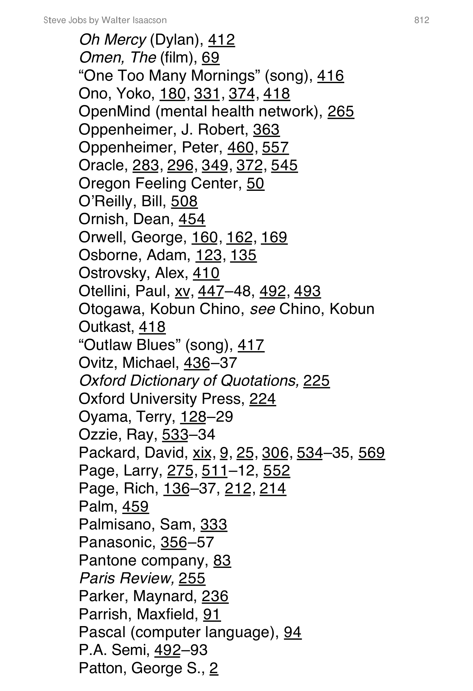 Apple Steve Jobs Biography by Walter Isaacson — page 830