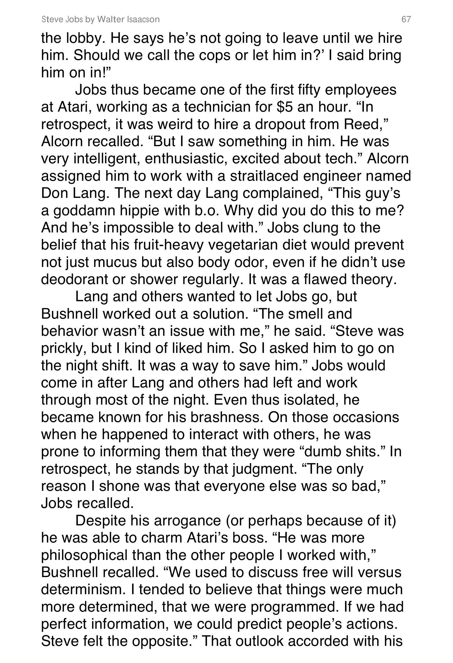 Apple Steve Jobs Biography by Walter Isaacson — page 85