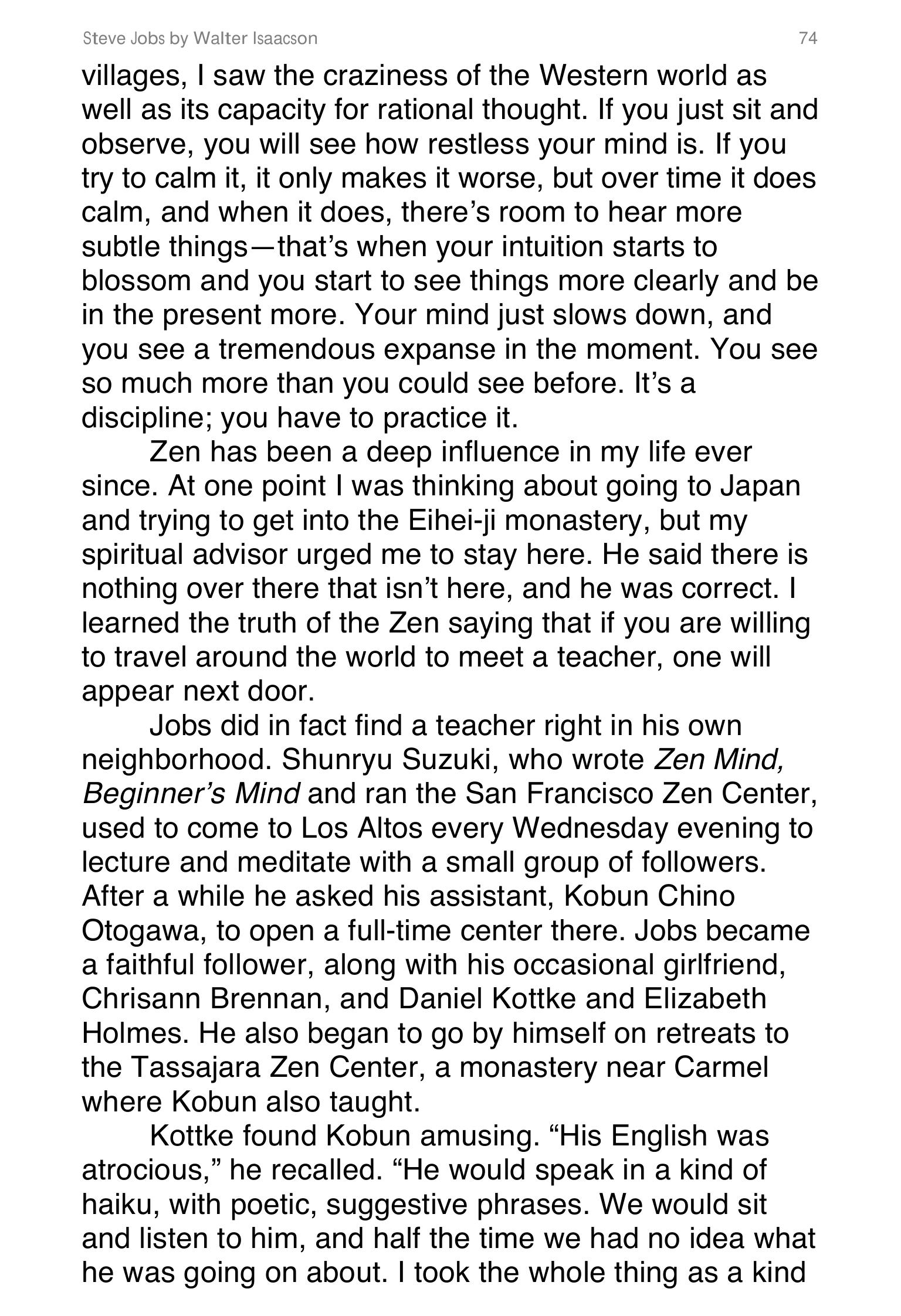Apple Steve Jobs Biography by Walter Isaacson — page 92