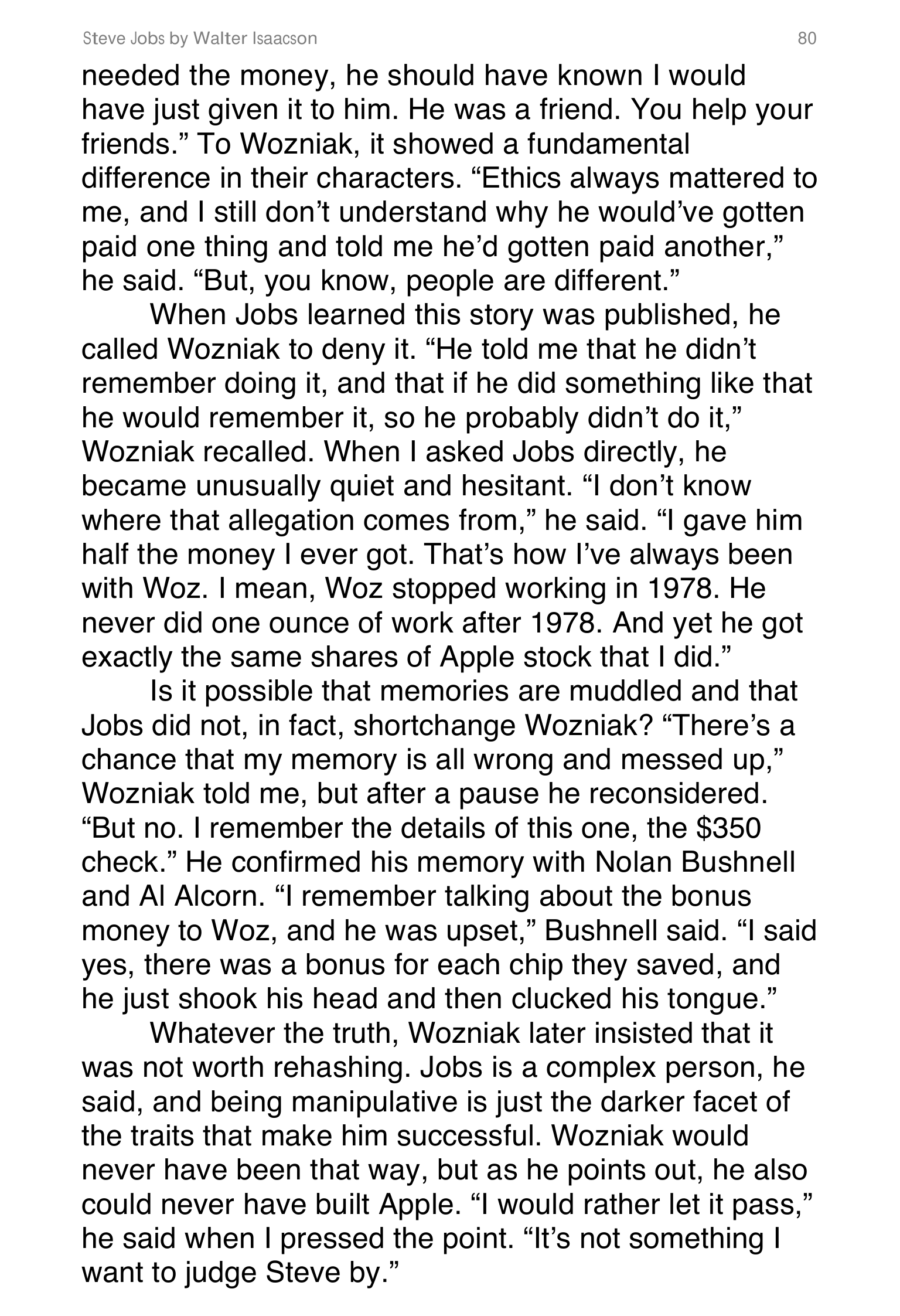 Apple Steve Jobs Biography by Walter Isaacson — page 98