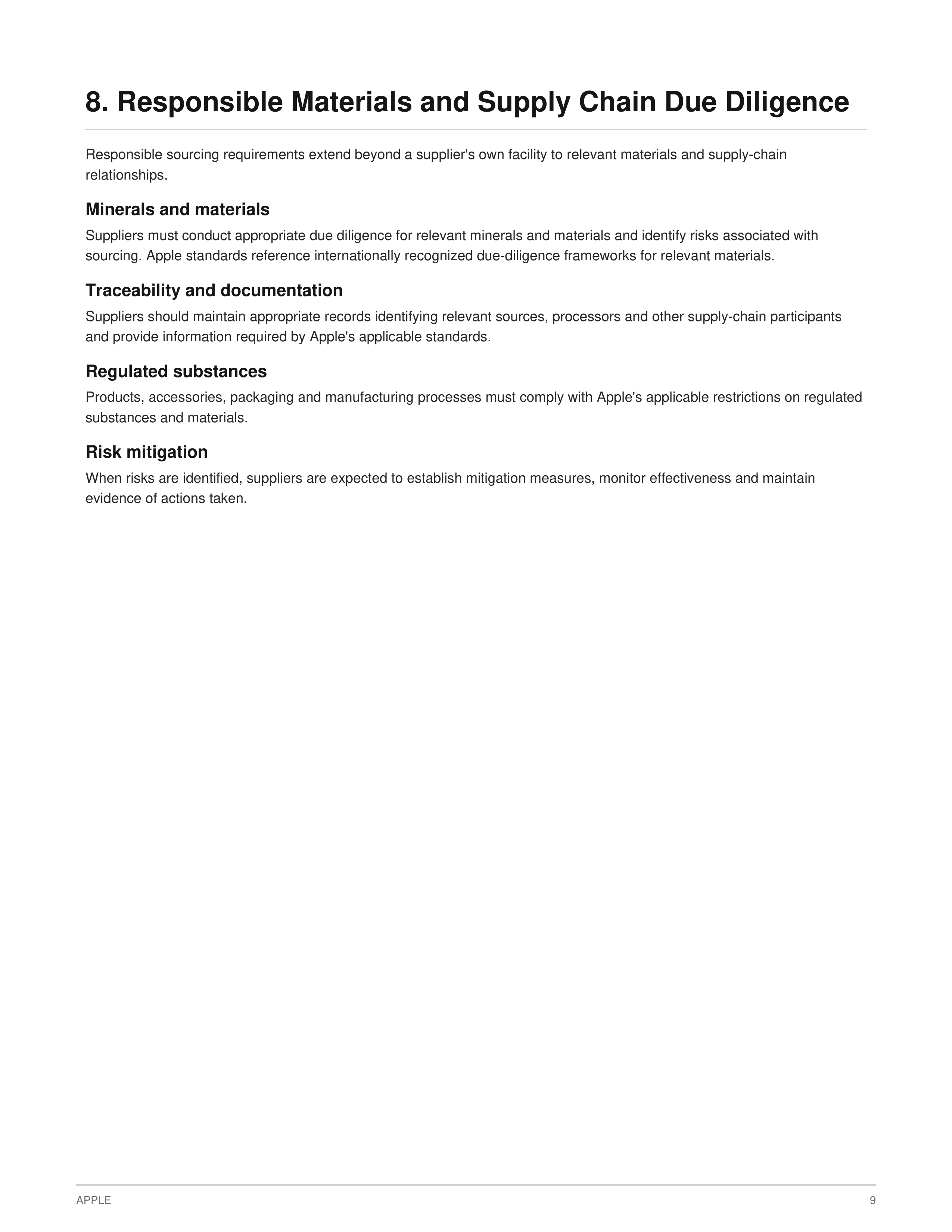 Apple Supplier Code of Conduct Handbook — page 11