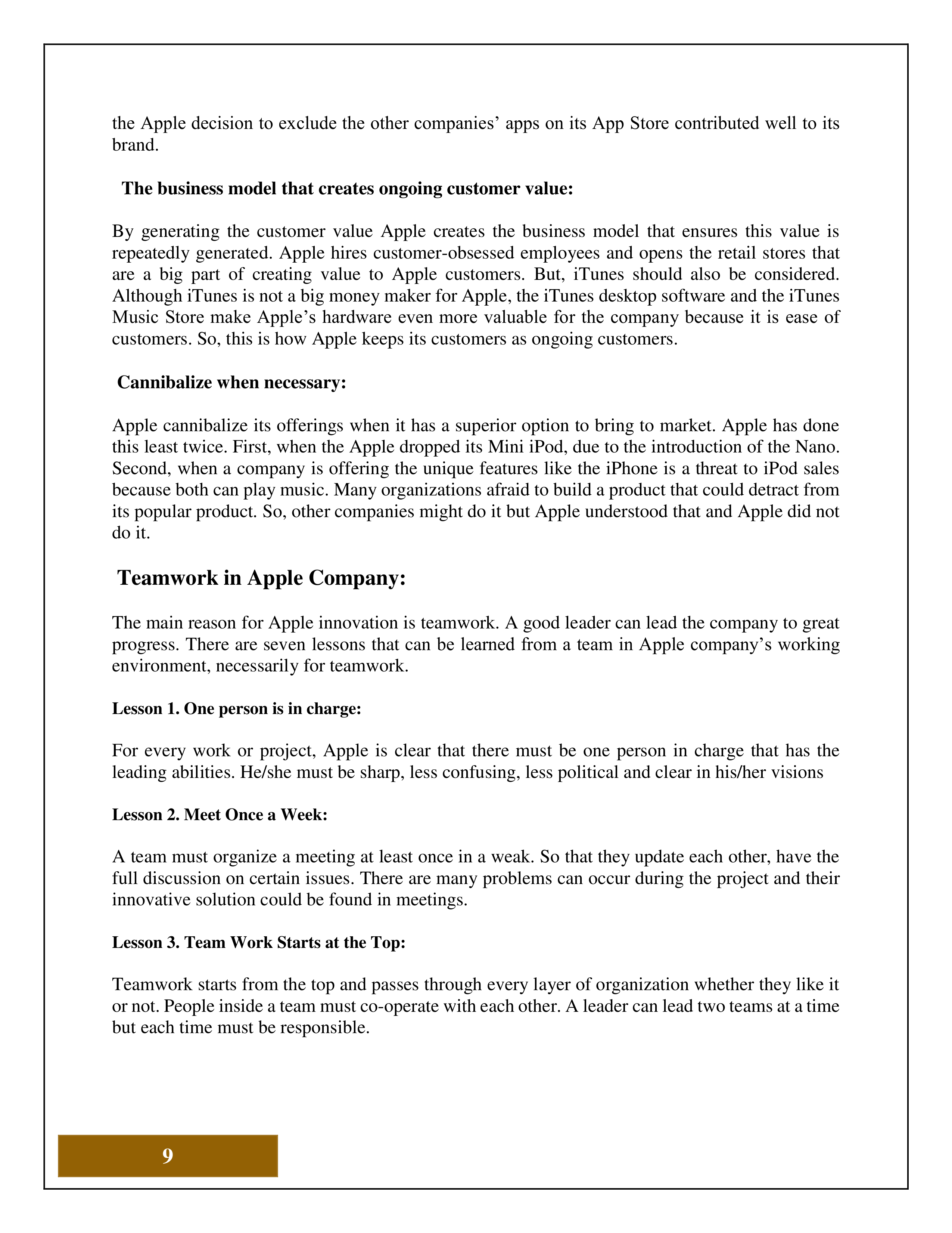 Apple Swot Analysis  — page 10