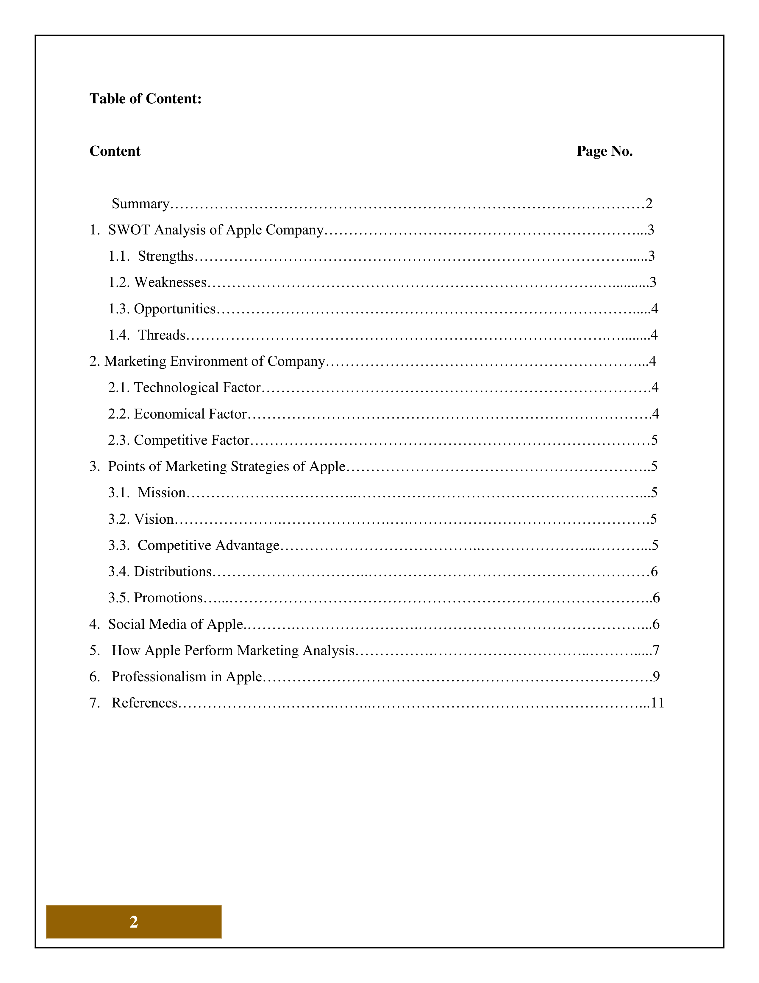 Apple Swot Analysis  — page 3