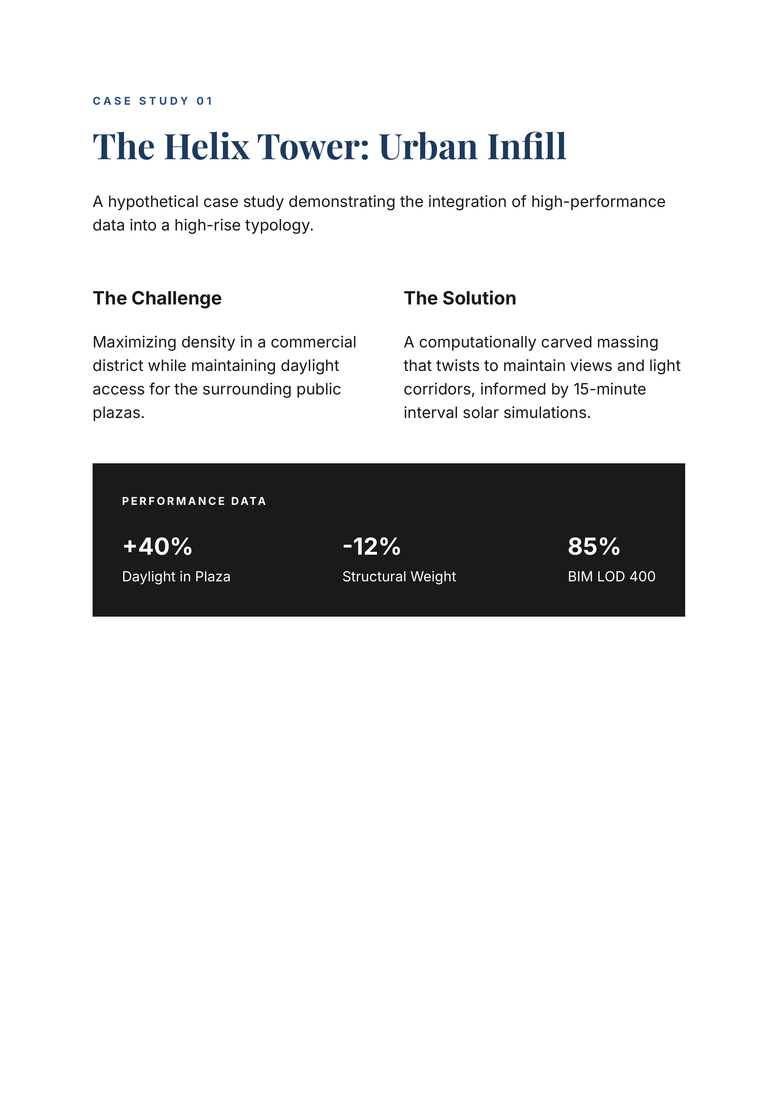 Architects Design-From-Data Case Portfolio — page 5