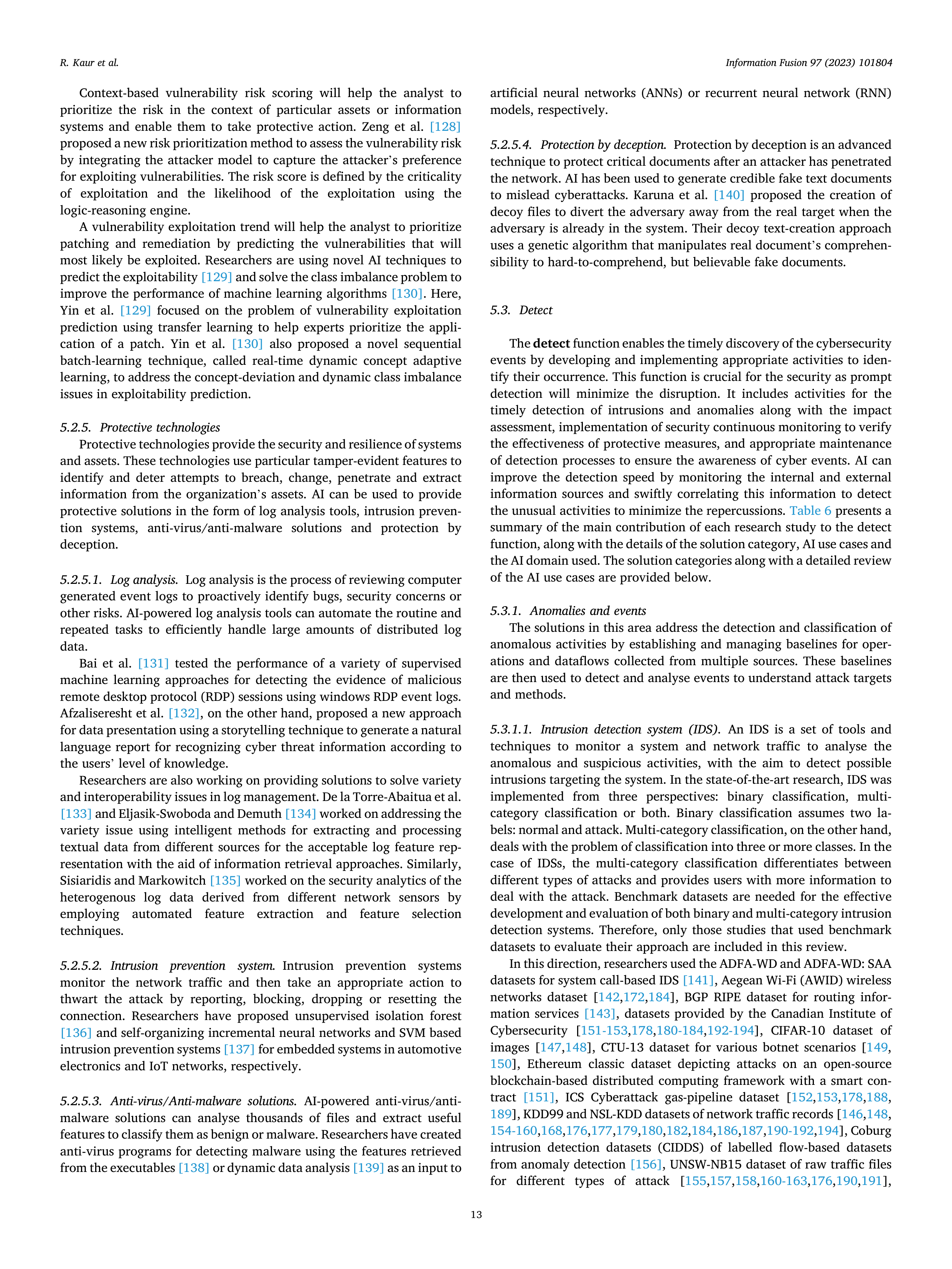 Artificial Intelligence Applications for Cybersecurity — page 13