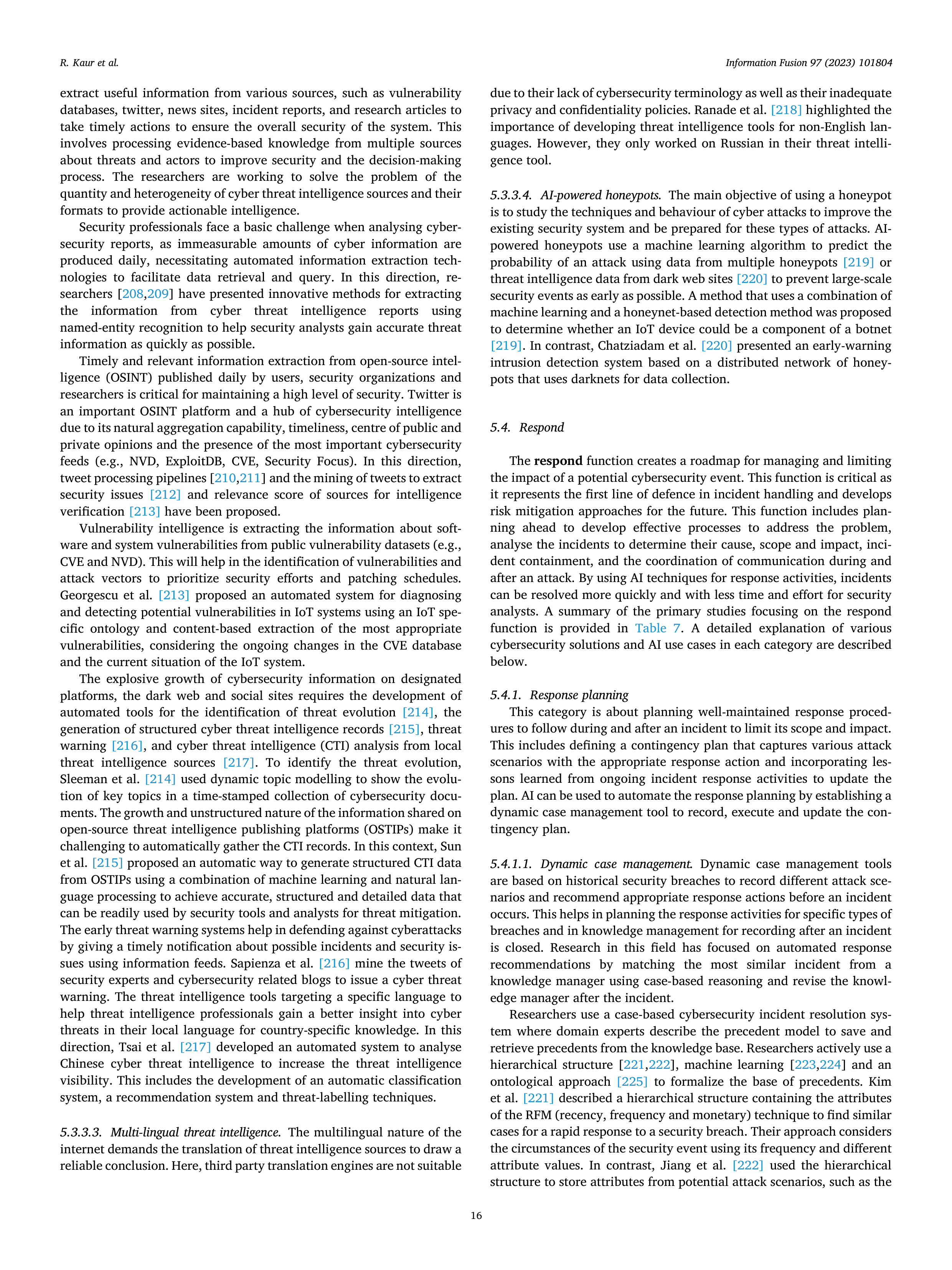 Artificial Intelligence Applications for Cybersecurity — page 16