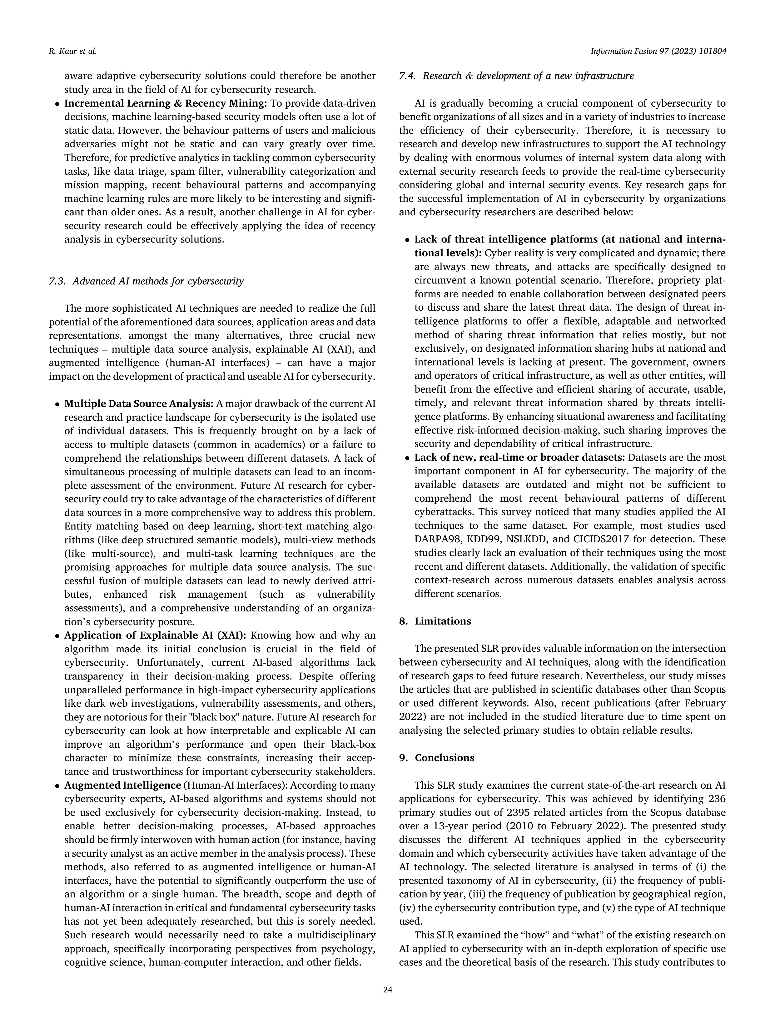 Artificial Intelligence Applications for Cybersecurity — page 24
