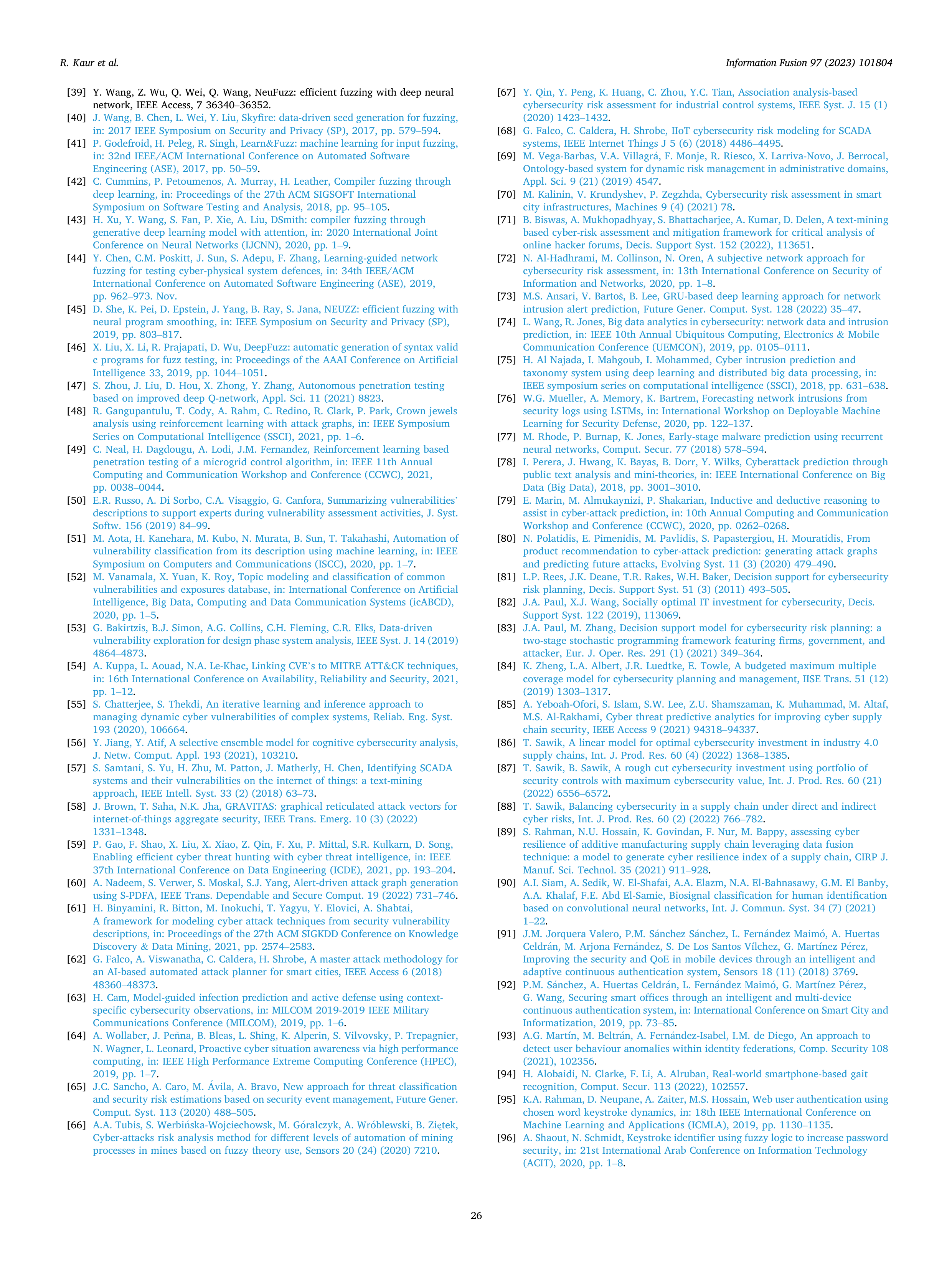 Artificial Intelligence Applications for Cybersecurity — page 26