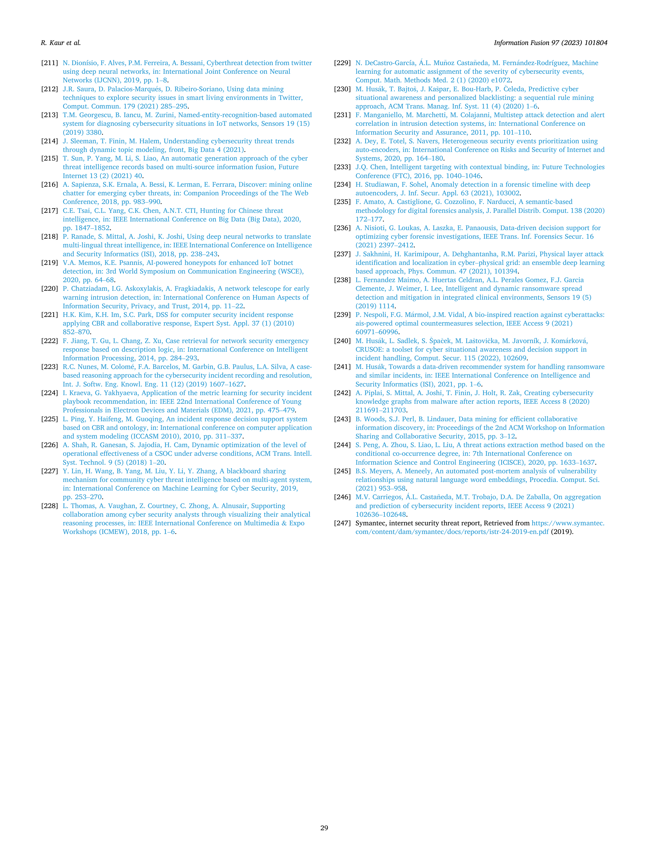 Artificial Intelligence Applications for Cybersecurity — page 29
