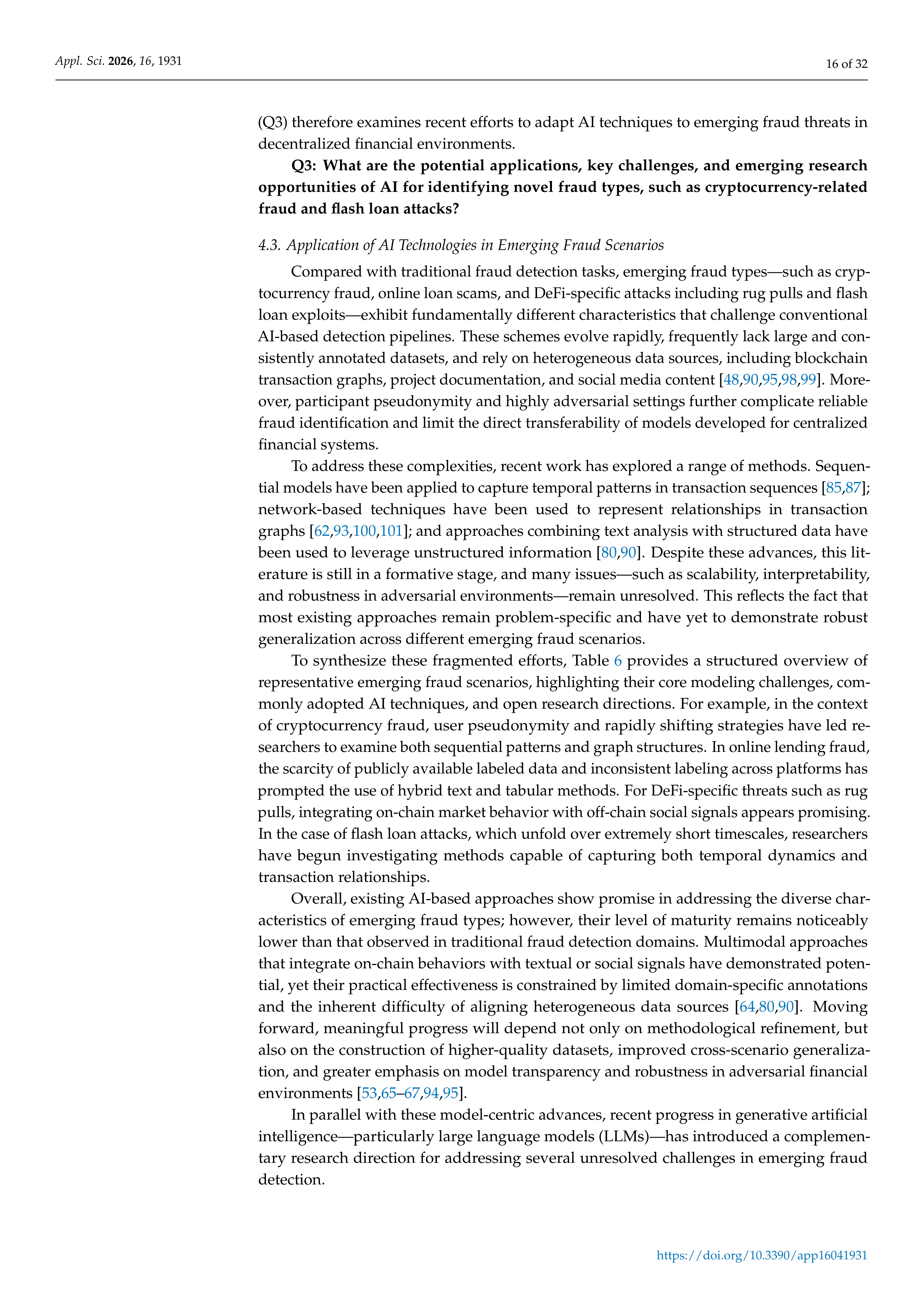 Artificial Intelligence Applications for Financial Fraud Detection — page 16